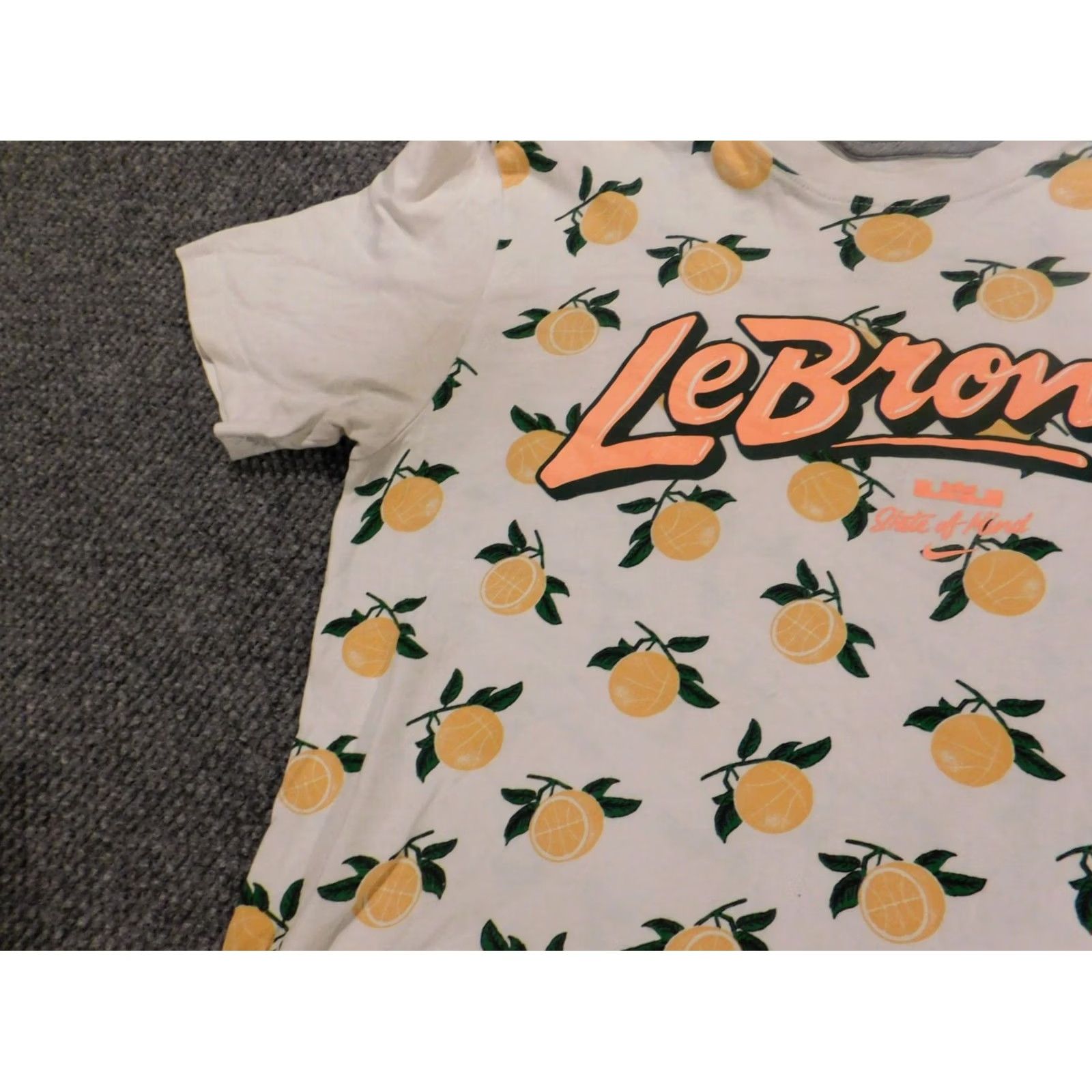 Nike Nike Shirt Mens M White Graphic Print Tee LeBron James Colorful Dri-FIT 90s Style Regular Mens Size US M / EU 48-50 / 2 - 5 Thumbnail