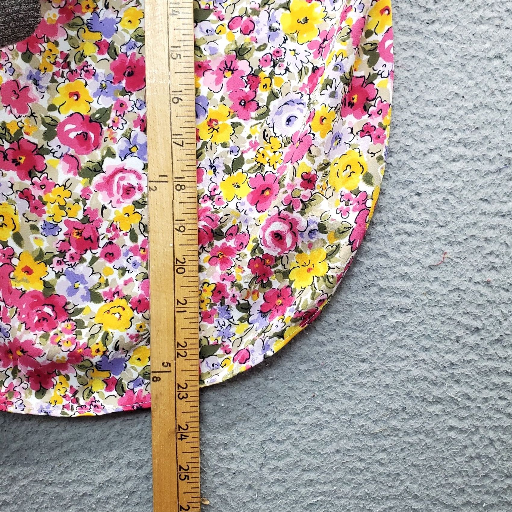 Loft Loft Blouse Womens Size 2XSP Floral V-Neck Cap Sleeve Pullover Multicolor Shirt Womens Size XXS / US 00 / IT 34 - 3 Thumbnail