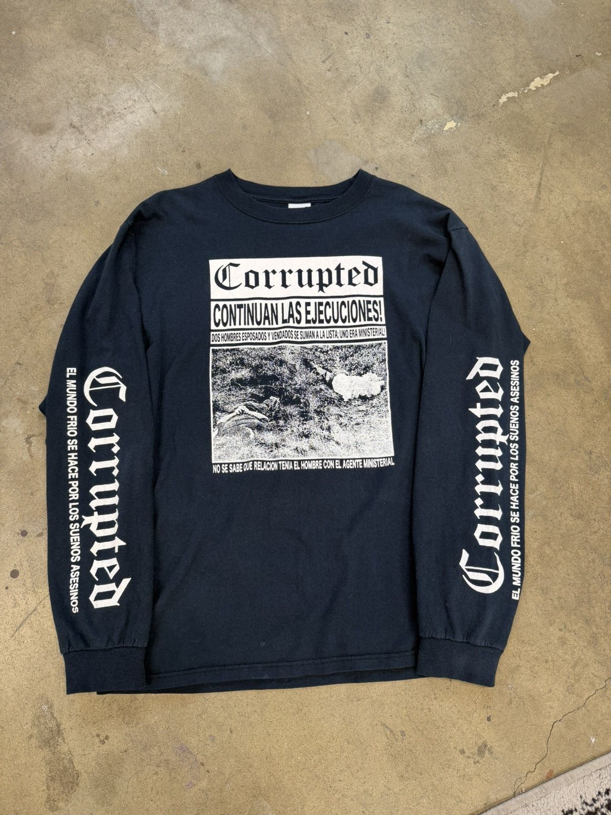 Band Tees × Vintage Corrupted El Mundo Frio T shirt | Grailed