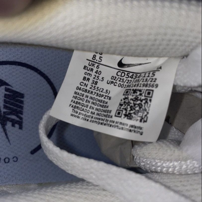 Designer × Nike Nike WMNS COURT VISION LOW 'WHITE ROYAL TINT' Size US 8.5 / IT 38.5 - 5 Thumbnail