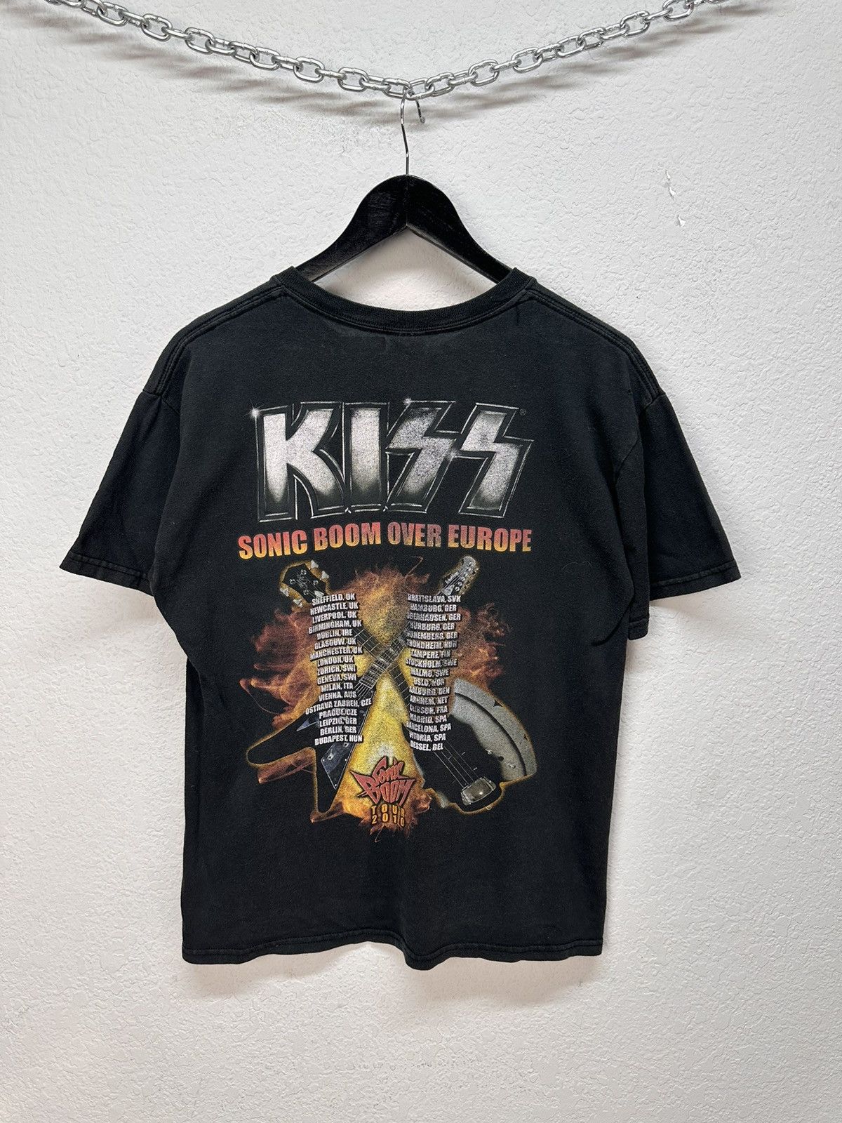 KISS Vintage Merch Kiss T-shirt Faded Punk Rock Band tee Opium Size US M / EU 48-50 / 2 - 6 Thumbnail