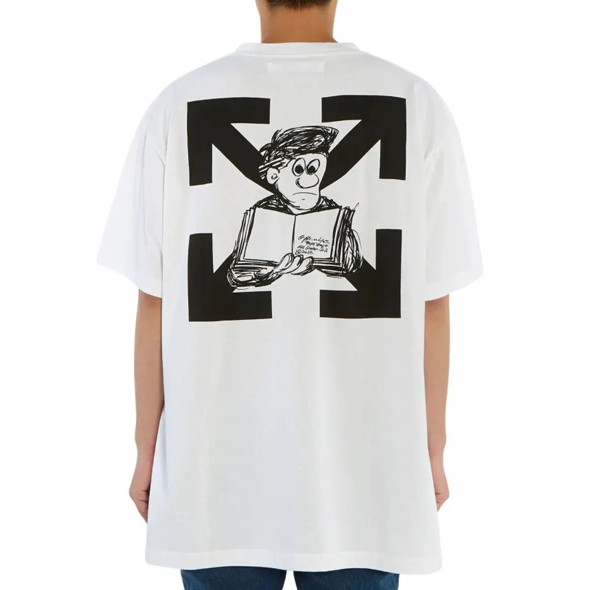 Off-White White Pencil Arch Arrows Oversized T-Shirt Size US XS / EU 42 / 0 - 2 Thumbnail