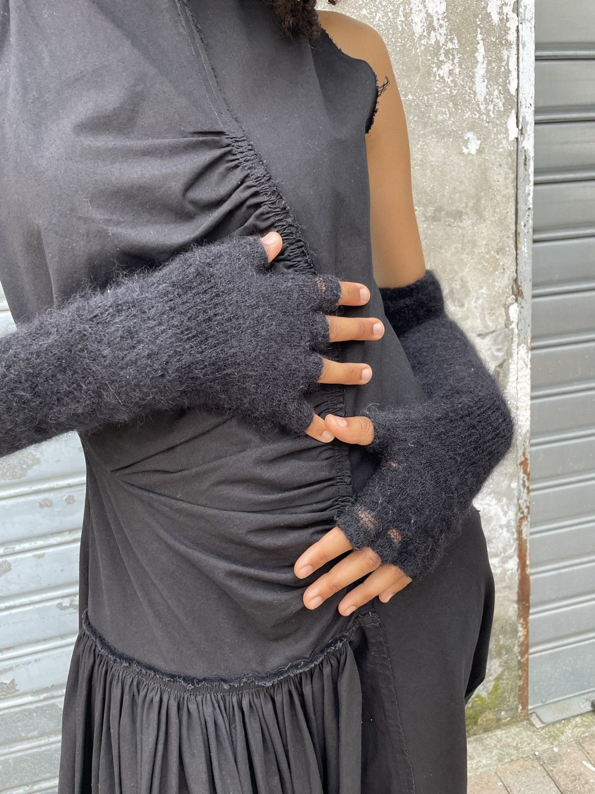 Lost & Found Ria Dunn Amazing Lost & Found Ria Dunn Mohair Mitten Gloves Size ONE SIZE - 3 Thumbnail