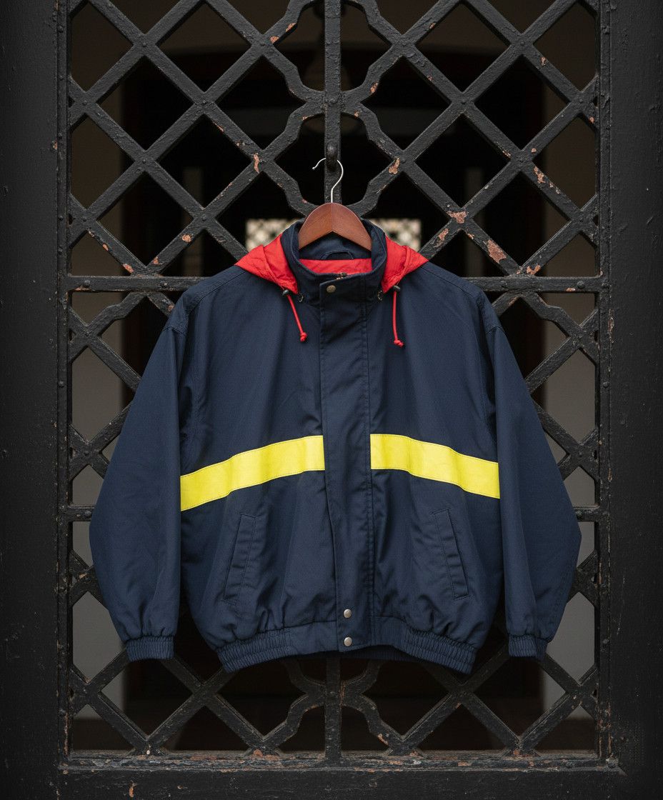 Vintage Vintage Piasports Reversible Nautical Bomber Jacket Size US XL / EU 56 / 4 - 1 Thumbnail