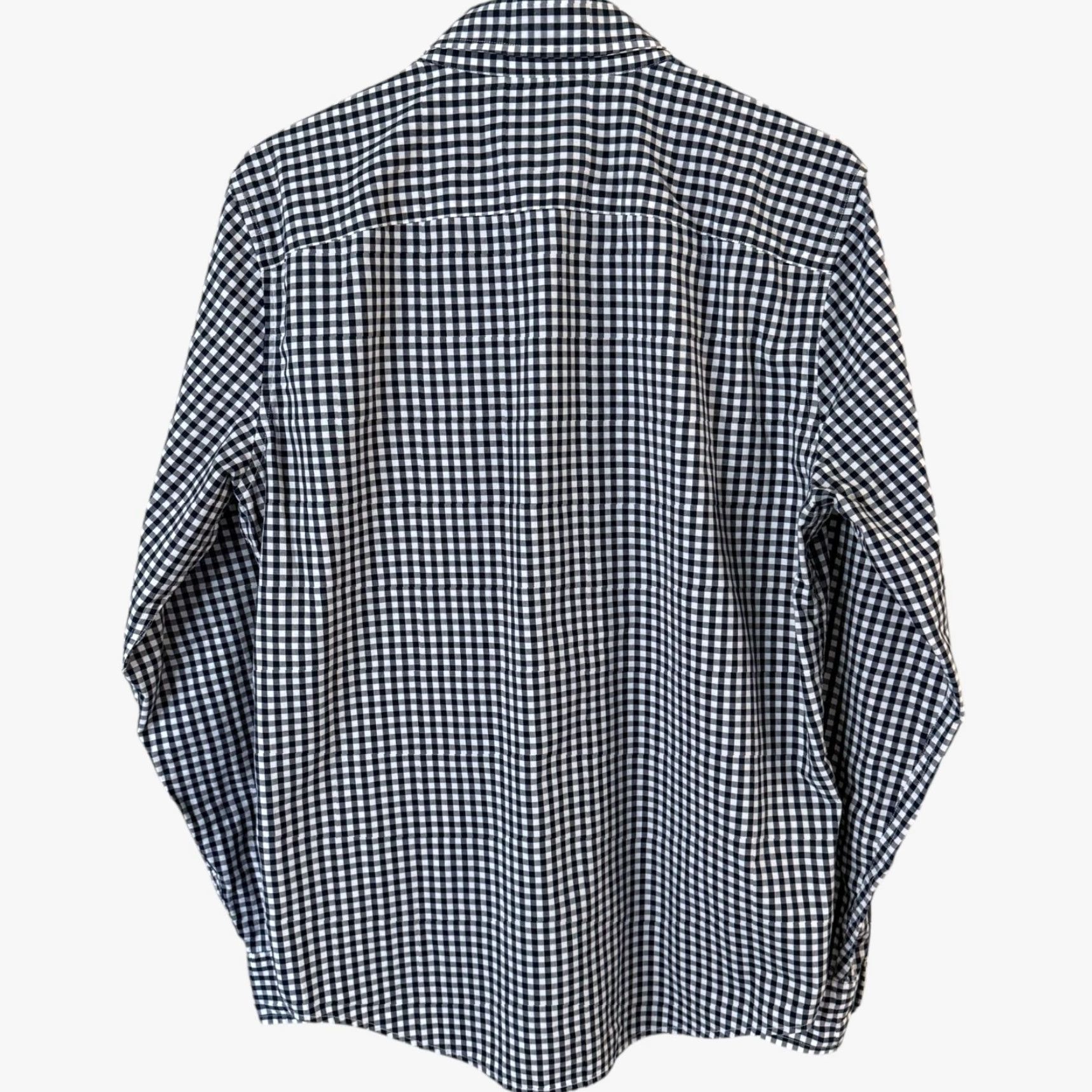 Abercrombie & Fitch Abercrombie & Fitch Gingham Plaid Button-Down Shirt Blue & White Men's M Medium Shirt Size US M / EU 48-50 / 2 - 4 Thumbnail