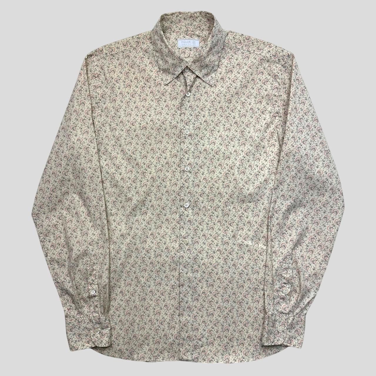 Prada Prada Milano 00’s Dragons Animal Print Shirt - L Size US L / EU 52-54 / 3 - 1 Thumbnail