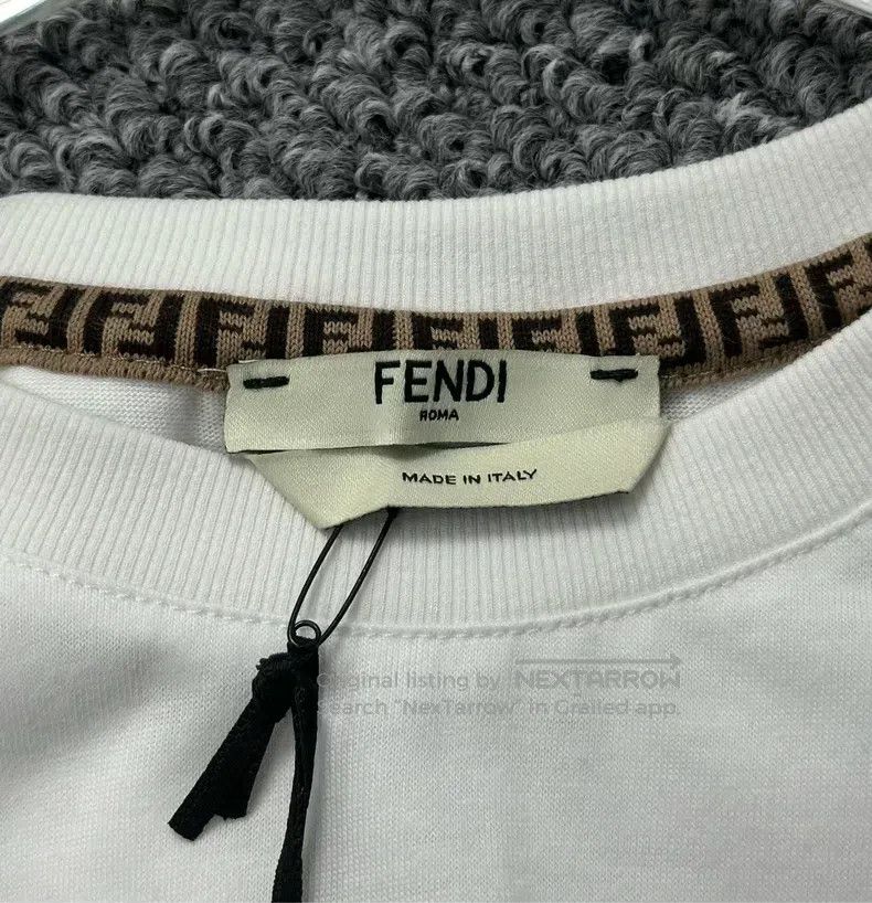 Fendi Fendi White Arm Logo Short Sleeve Size XS / US 0-2 / IT 36-38 - 3 Thumbnail