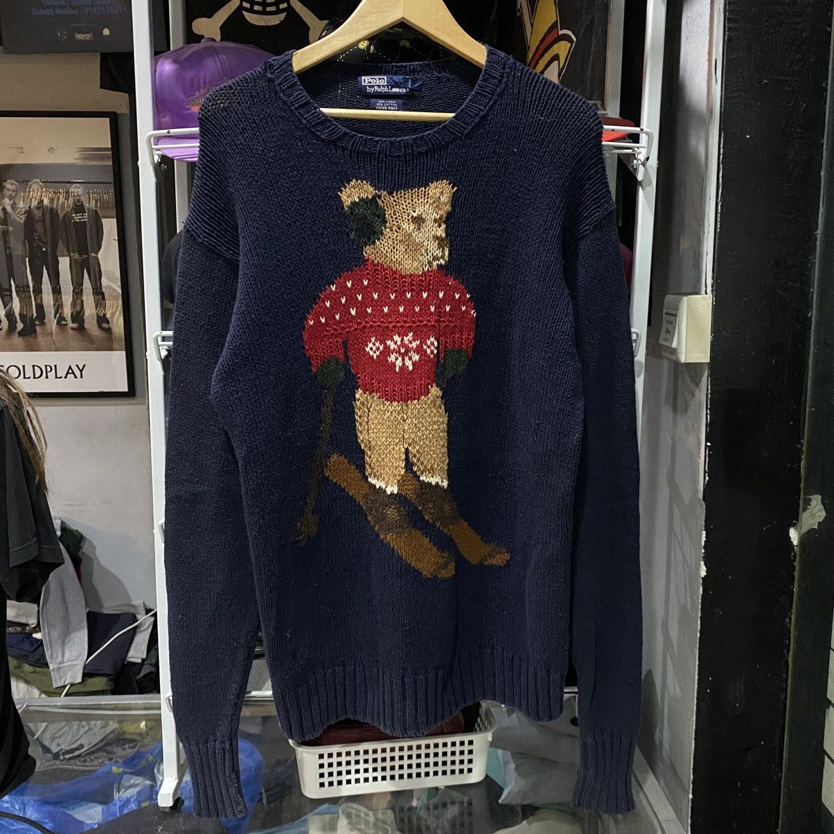 Polo Ralph Lauren Vintage polo Ralph Lauren RL2000 ski ⛷️ bear knit sweater Size US L / EU 52-54 / 3 - 1 Thumbnail