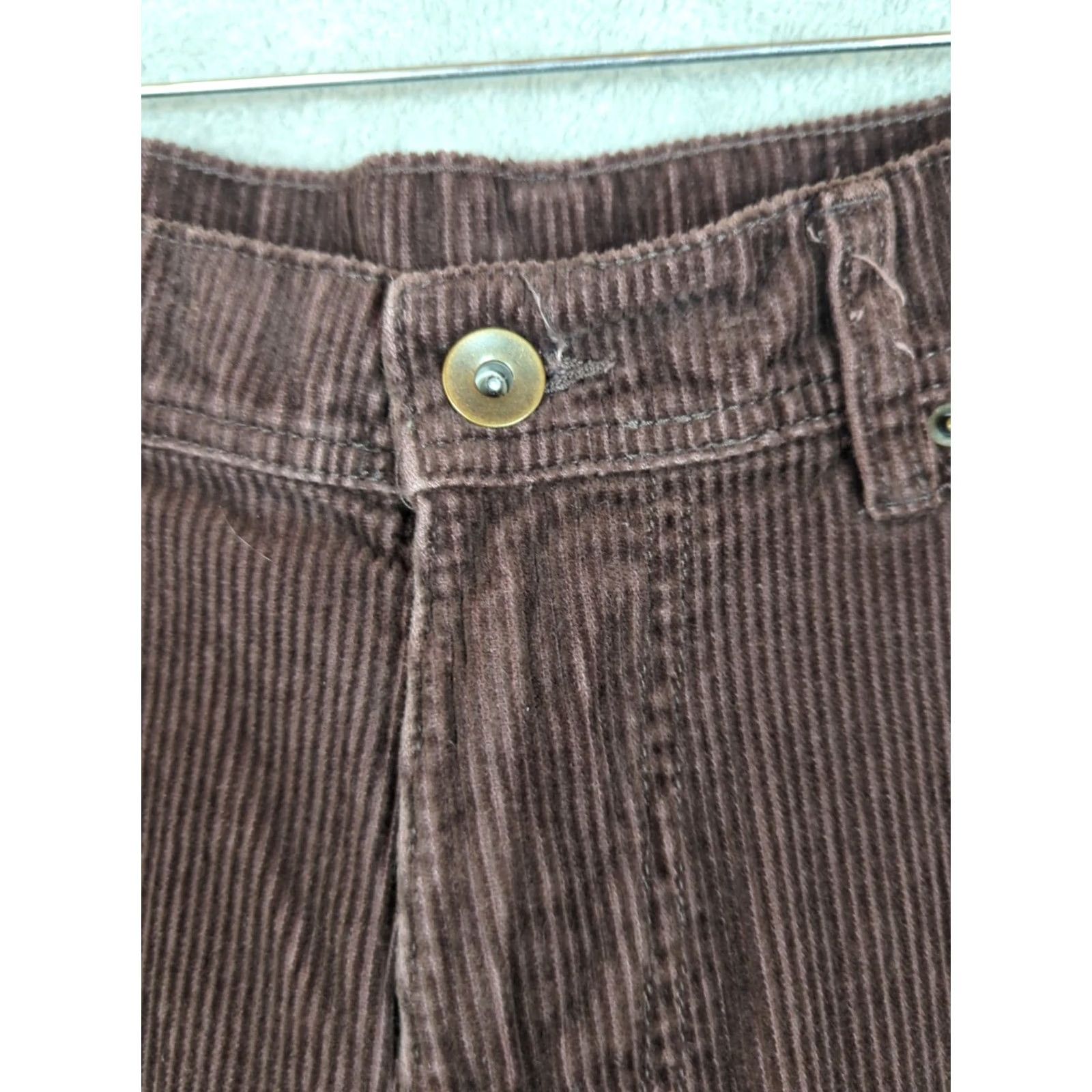 Vintage VINTAGE No Boundaries Corduroy Pants Baggy Double Knee Wide-Leg 32x29 Brown Mens 90s Grunge Skater Casual Baggy Style Carpenter Size US 32 / EU 48 - 3 Thumbnail
