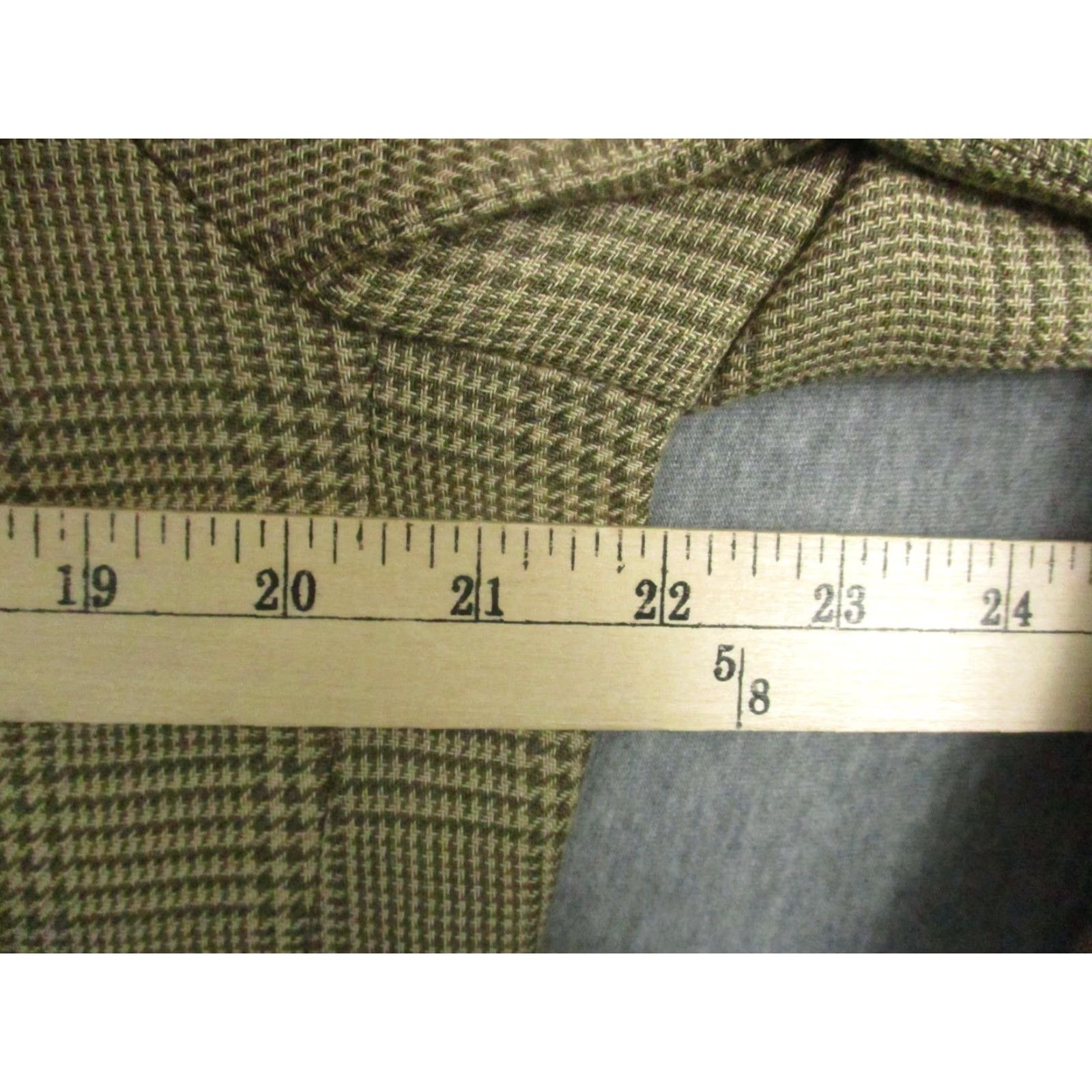 Polo Ralph Lauren VINTAGE Polo Ralph Lauren Blazer Men 42L Beige Plaid Sport Coat Made Italy Size US XL / EU 56 / 4 - 6 Thumbnail