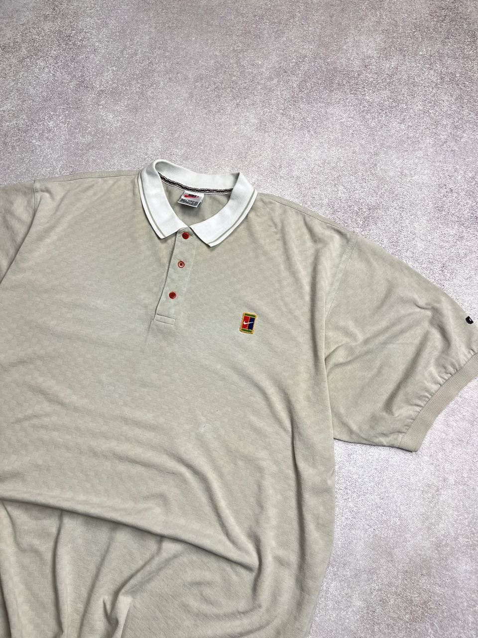 Nike Vintage Nike Challange Court Andre Agassi Polo Shirt L Size US L / EU 52-54 / 3 - 2 Thumbnail