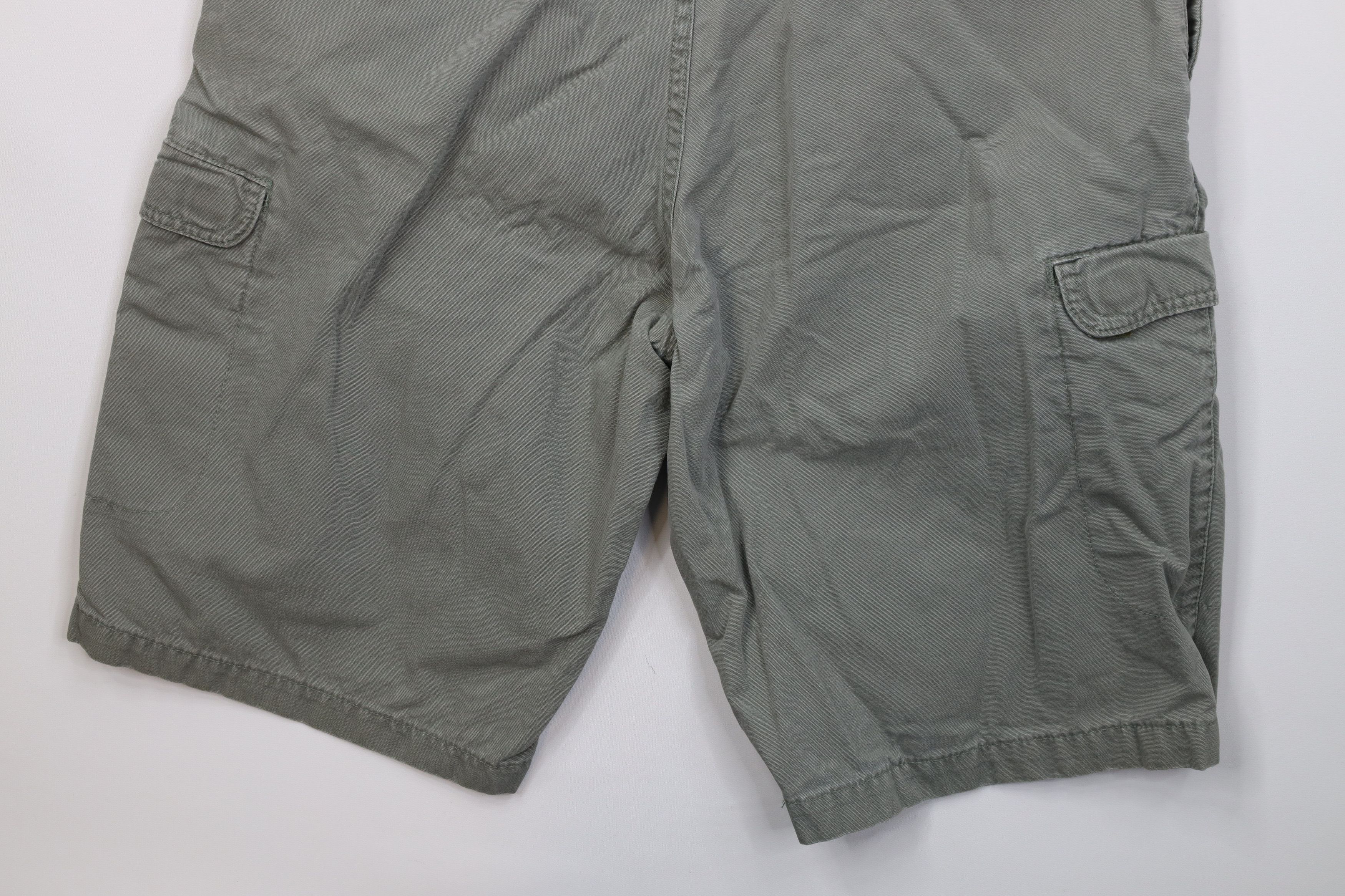 Levi's Vintage 90s Levis Heavyweight Cargo Shorts Green Cotton Size US 34 / EU 50 - 13 Thumbnail