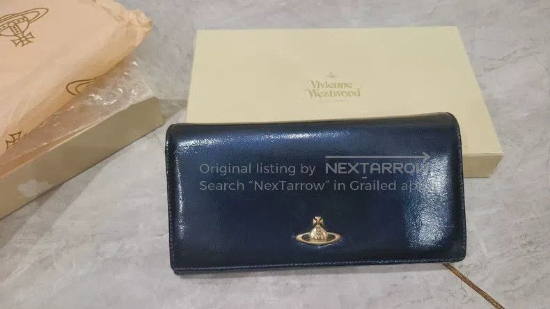 Vivienne Westwood Vivienne Westwood Blue Long Wallet Size ONE SIZE - 3 Thumbnail