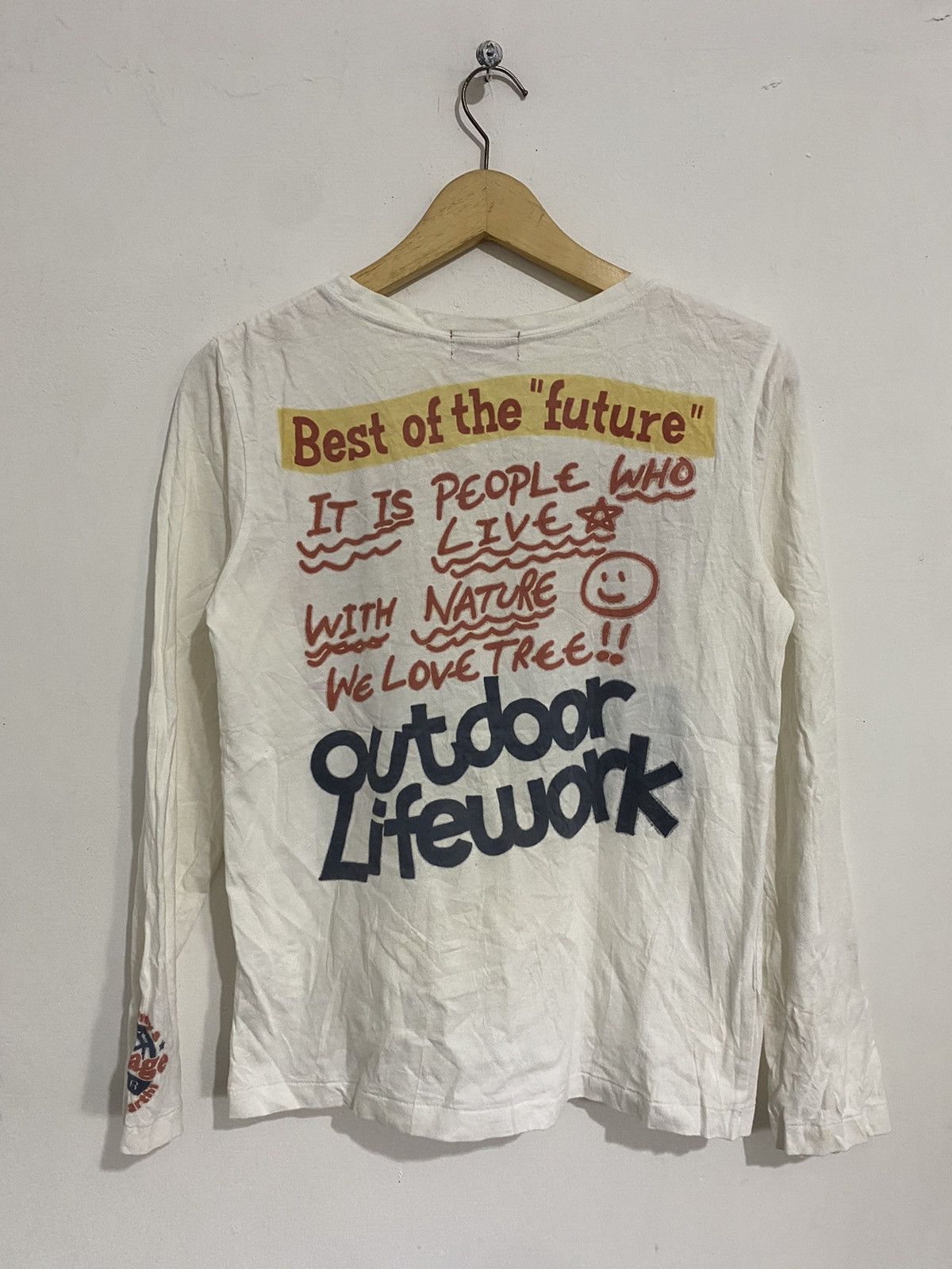 If Six Was Nine × Japanese Brand × Le Grande Bleu (L.G.B.) Savetheworld japanese poem for earth for future Size US M / EU 48-50 / 2 - 3 Thumbnail