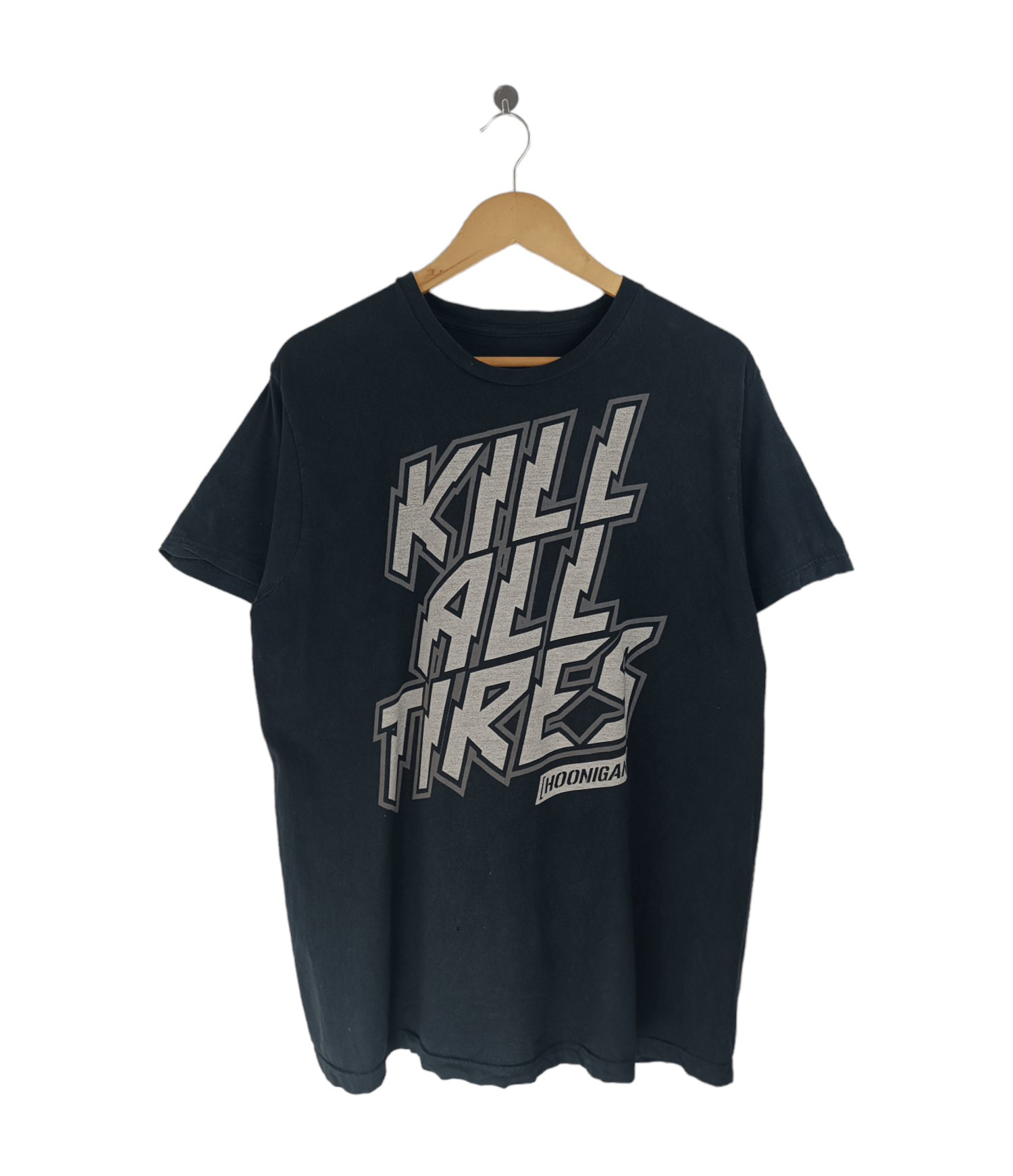Vintage VINTAGE HOONIGAN KILL ALL TIRES KEN BLOCK PASTRANA TEE Size US L / EU 52-54 / 3 - 1 Thumbnail