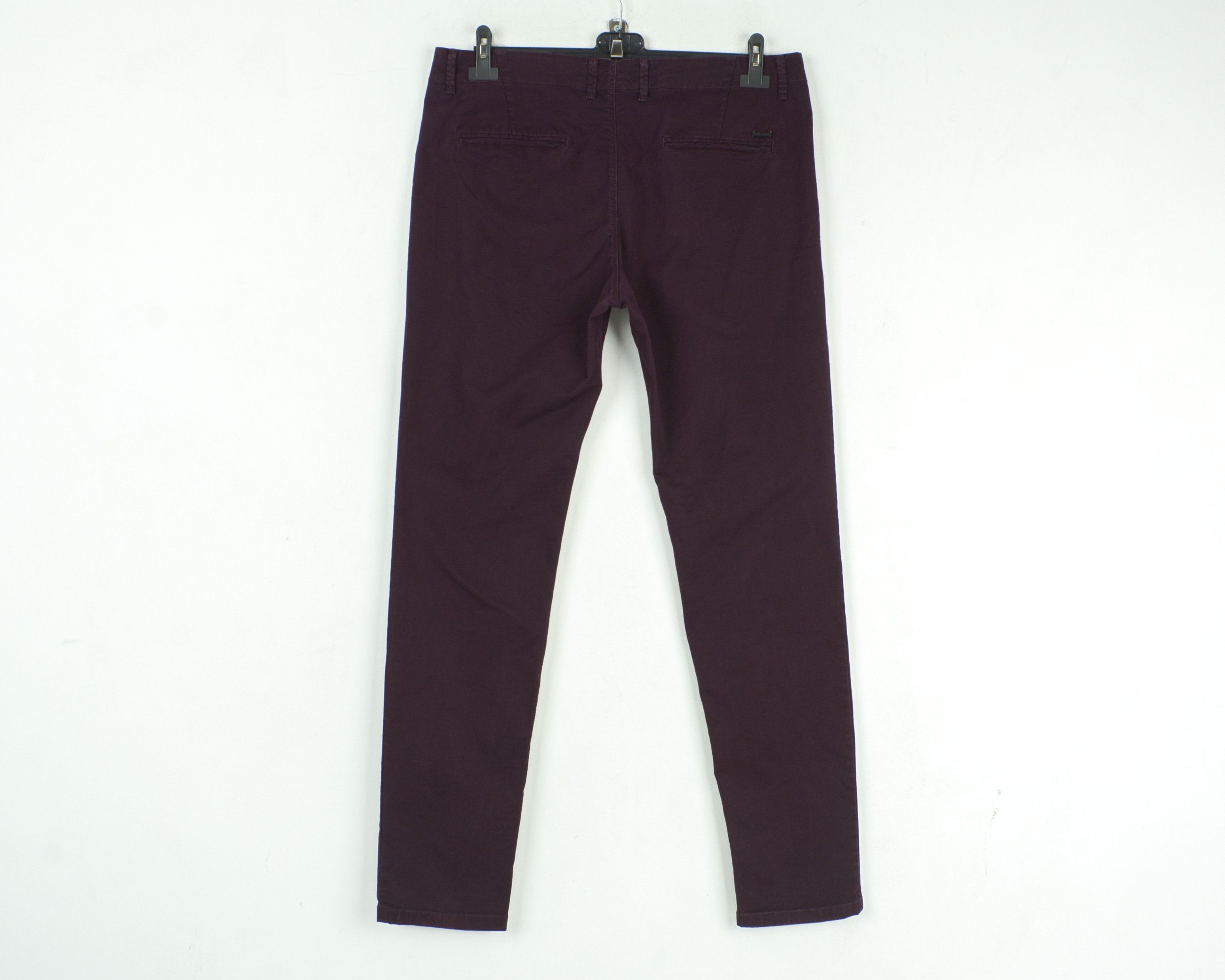 Jack & Jones Marco Mens W34 L34 Slim Fit Straight Pants Trousers Bottoms Size US 34 / EU 50 - 3 Thumbnail