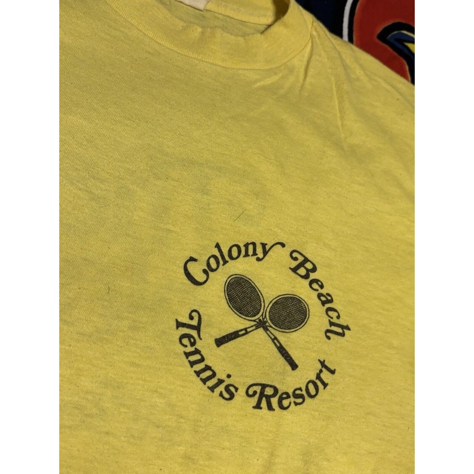 Other Vintage yellow 70s sportswear colony beach tennis shirt L Size US L / EU 52-54 / 3 - 3 Thumbnail