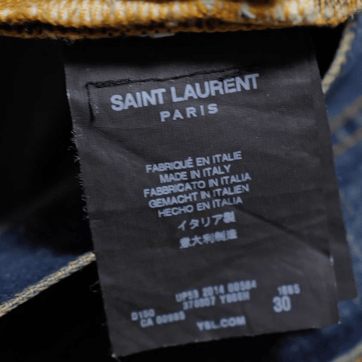 Saint Laurent Paris Saint Laurent Paris 15SS D09 Bell Bottom Denim Size US 30 / EU 46 - 3 Thumbnail