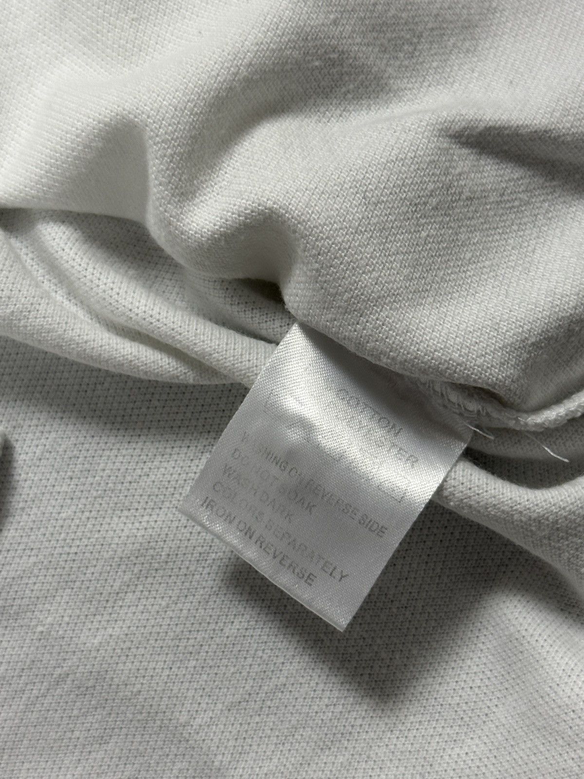 Yves Saint Laurent Yves Saint Laurent polo big logo T-shirt YSL white Size US XXL / EU 58 / 5 - 4 Thumbnail