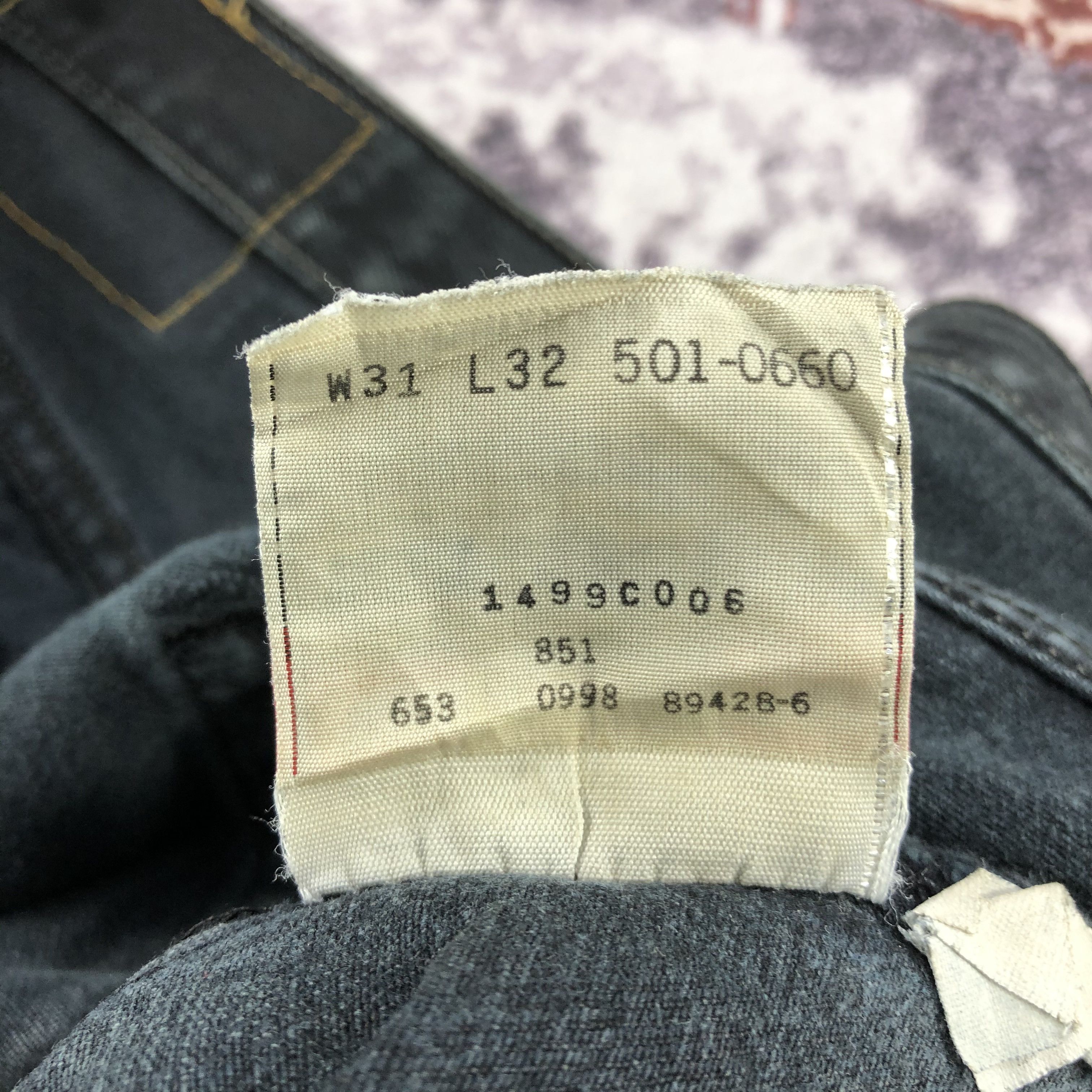 Levi's Vintage 90s Levis 501 Earth Tone Jeans-JM2340 Size US 32 / EU 48 - 15 Thumbnail