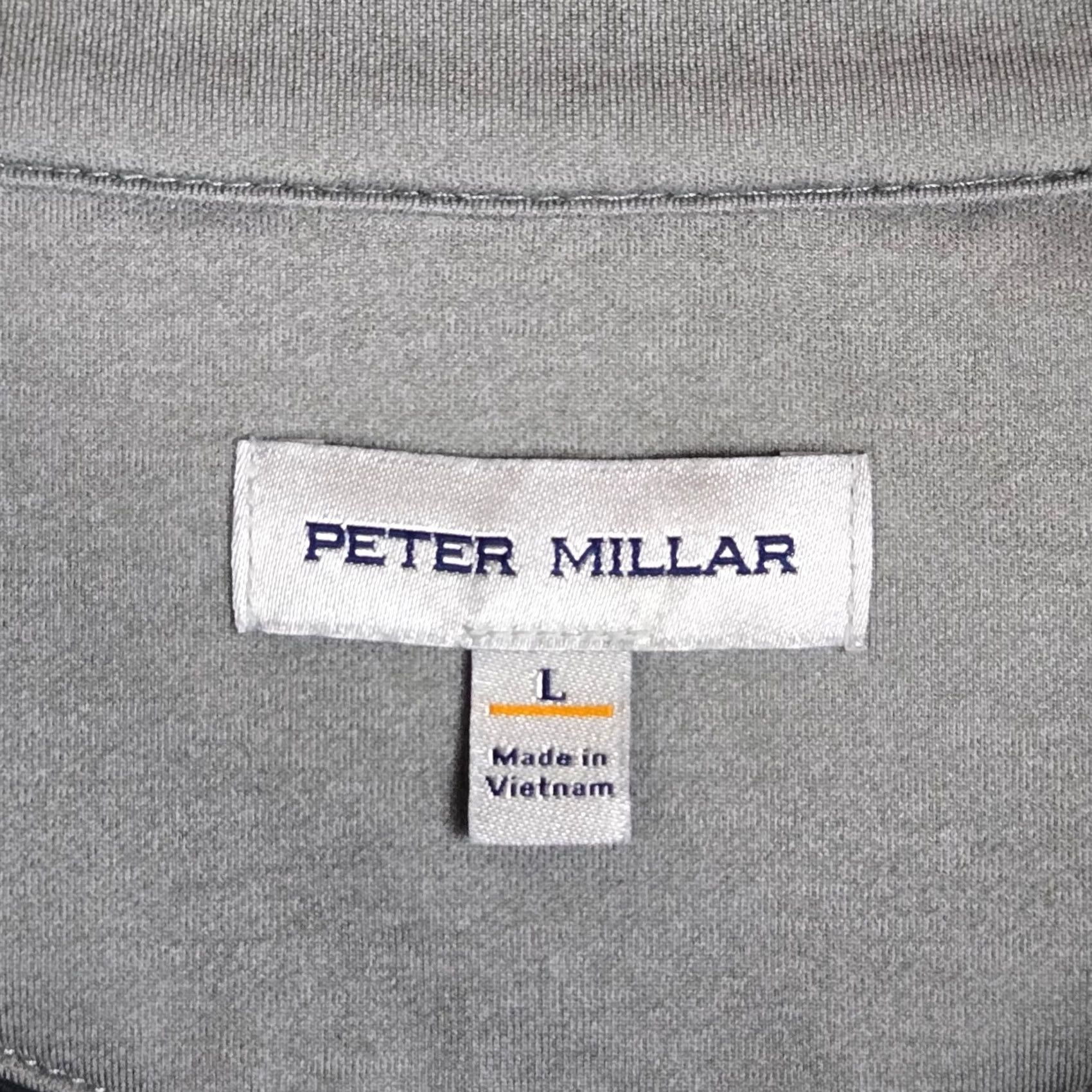 Peter Millar Peter Millar Crown Sport Perth Men's Golf/Casual 1/4 Zip Pullover Grey Gray L Large Shirt Size US L / EU 52-54 / 3 - 7 Thumbnail