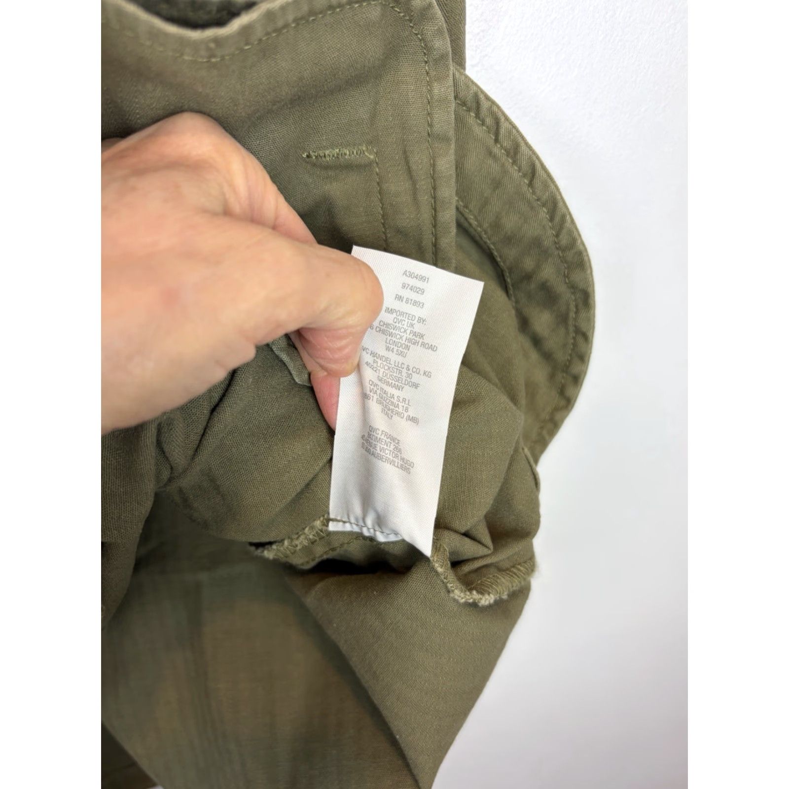 CO D&Co Jacket Womens 3X Green Denim Button Canvas Casual Full Button Size XXL / US 16-18 / IT 52-54 - 8 Thumbnail