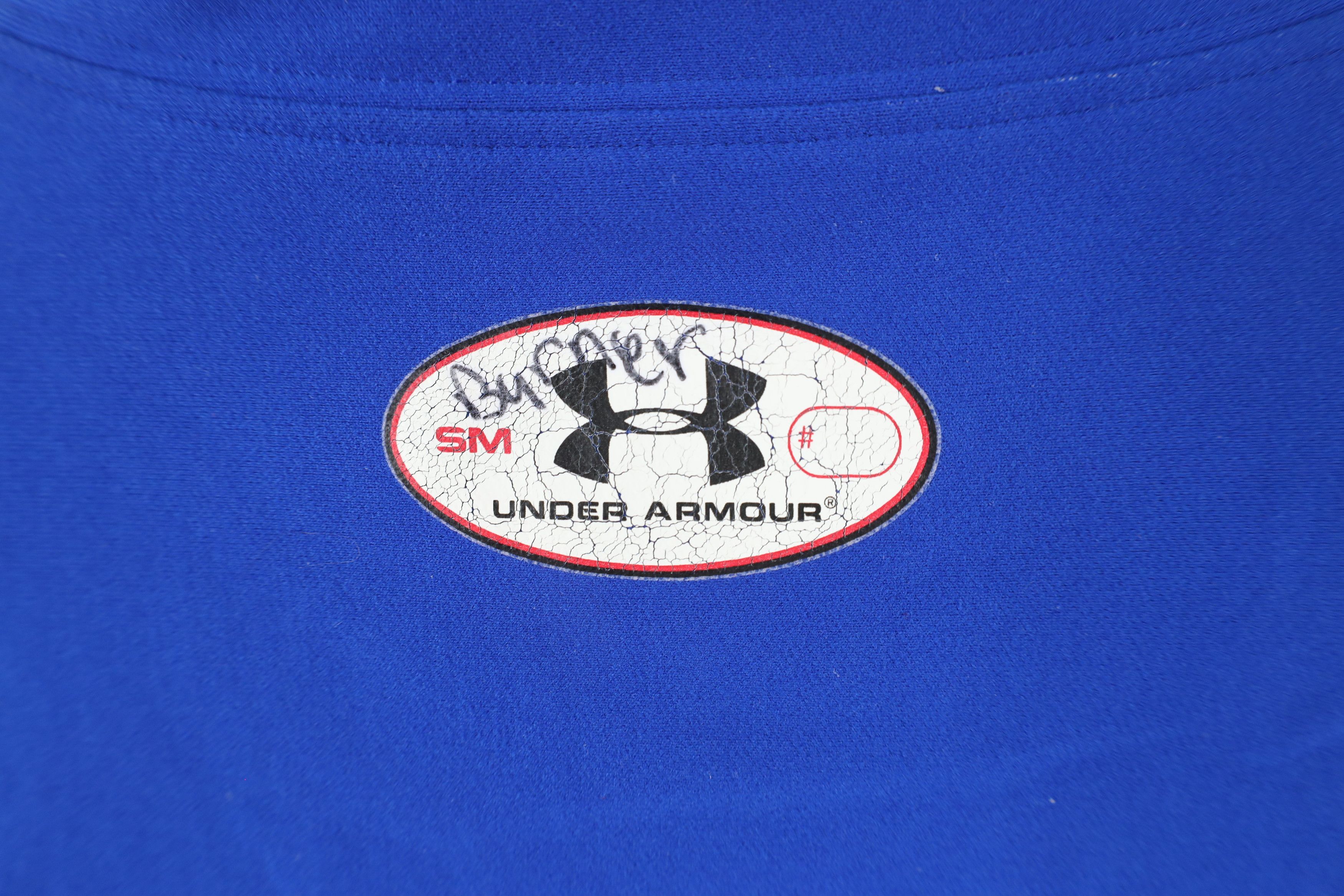 Under Armour × Vintage Under Armour Compression Mock Neck Training T-Shirt Blue Size US S / EU 44-46 / 1 - 8 Thumbnail