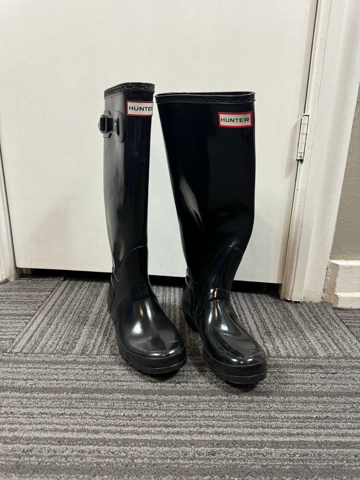 Hunter HUNTER BOOTS Woman’s Original Tall Back Adjustable Rain Boo Size US 5 / IT 35 - 3 Thumbnail