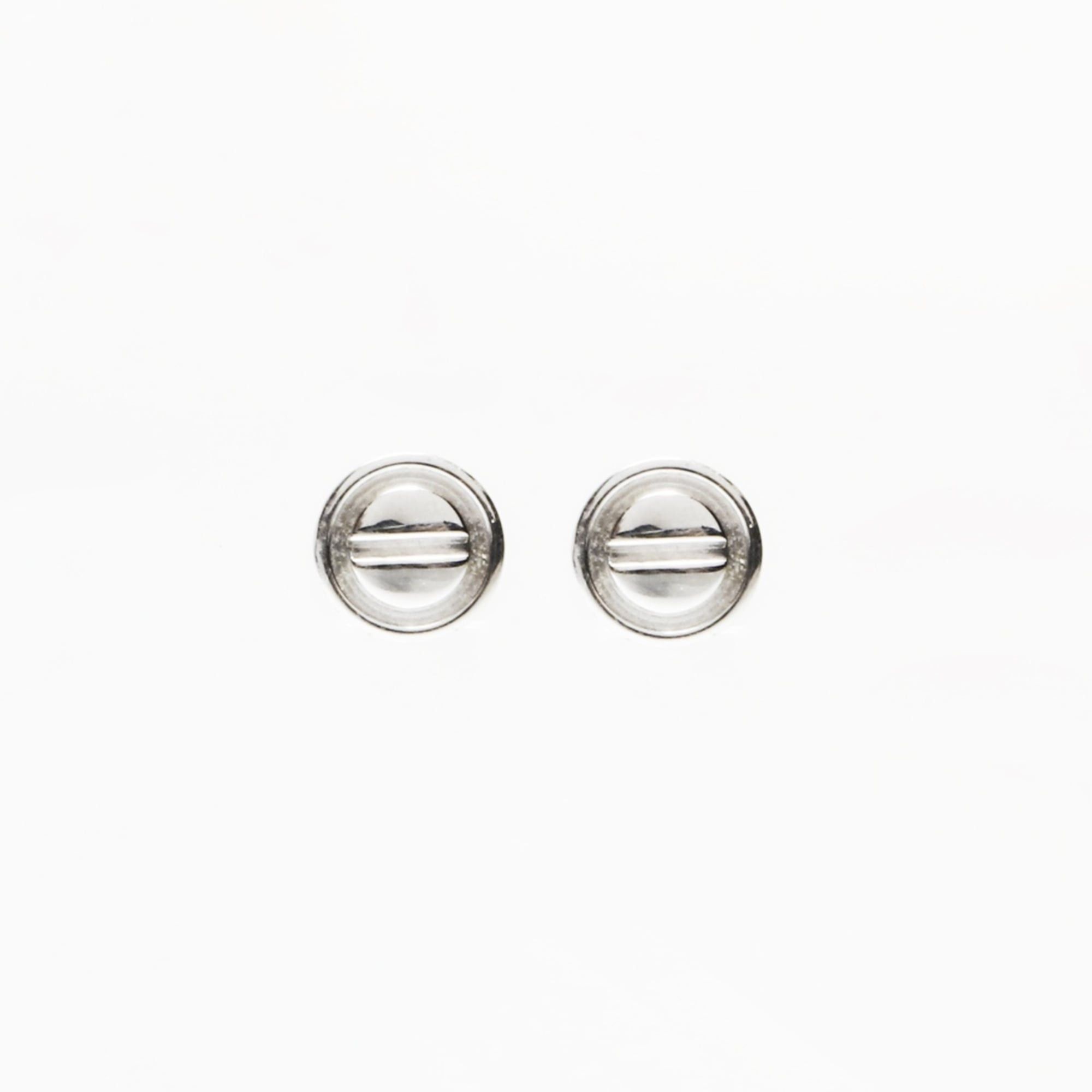 Cartier Cartier AU750 WG Love Earrings, Silver Size ONE SIZE - 1 Thumbnail