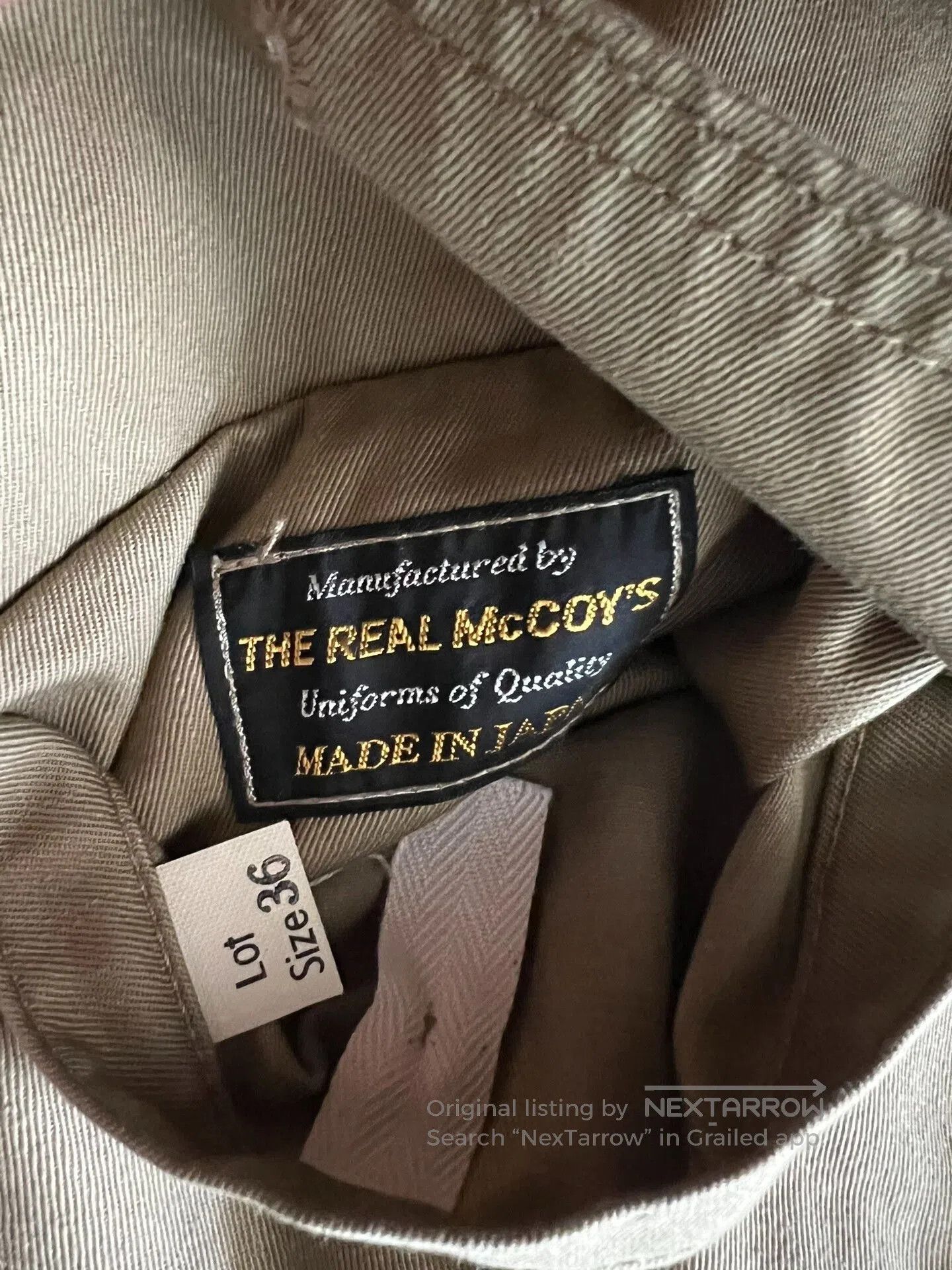 The Real McCoy's real mccoy's type m. Size US M / EU 48-50 / 2 - 7 Thumbnail