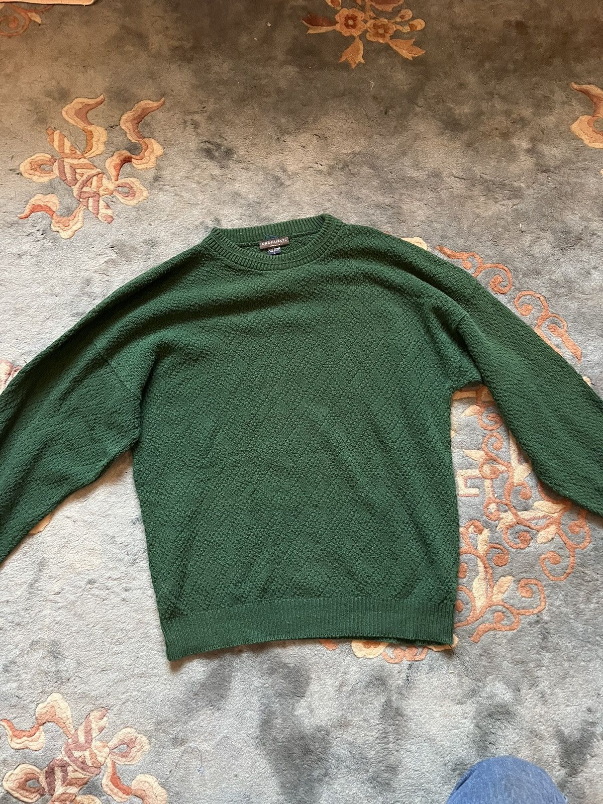 Vintage Vintage chunky Andhurst made in USA green sweater Size US L / EU 52-54 / 3 - 1 Thumbnail