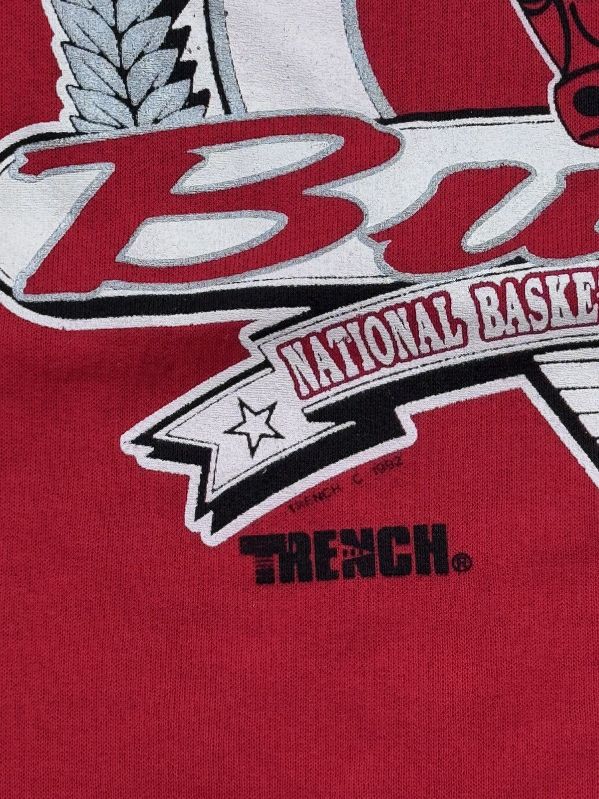 NBA vintage 1990s Chicago Bulls NBA crewneck sweatshirt. Size US L / EU 52-54 / 3 - 4 Thumbnail