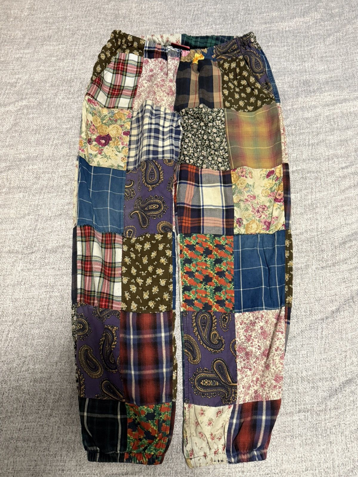 Supreme patchwork work pant jogger size small