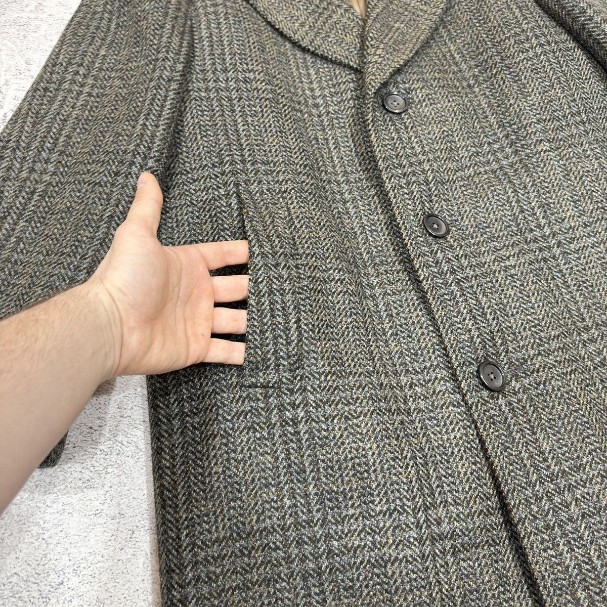 Handmade × Vintage Vintage Tailored Pure New Wool Coat Size M-L (50) Size US M / EU 48-50 / 2 - 5 Thumbnail