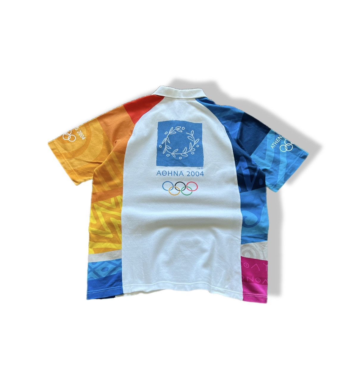 Vintage ADIDAS Olimpic Games ATHENS 2004 T-Shirt Vintage Size US M / EU 48-50 / 2 - 1 Thumbnail
