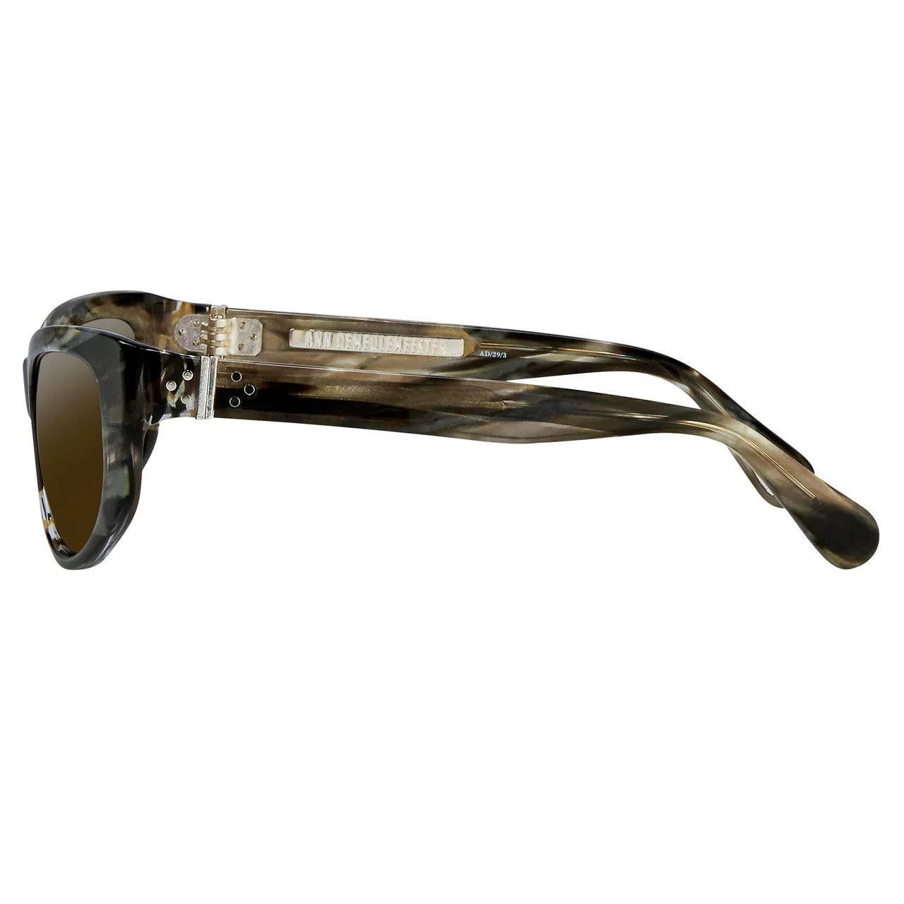 Ann Demeulemeester Ann Demeulemeester Sunglasses Cat Eye Tortoise and Brown Size ONE SIZE - 3 Thumbnail