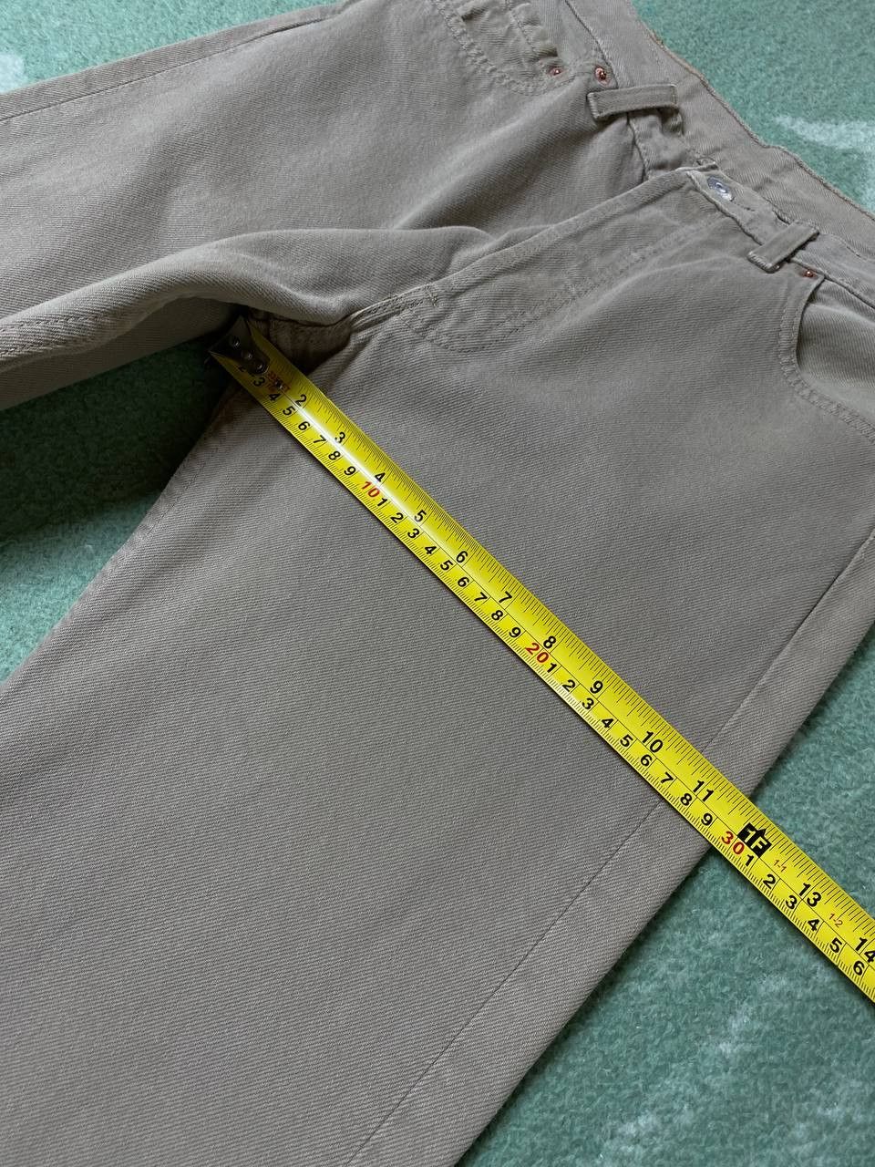 Levi's jeans beige Levi's 501 vintage Y2K w30 streetwear Size US 30 / EU 46 - 14 Thumbnail