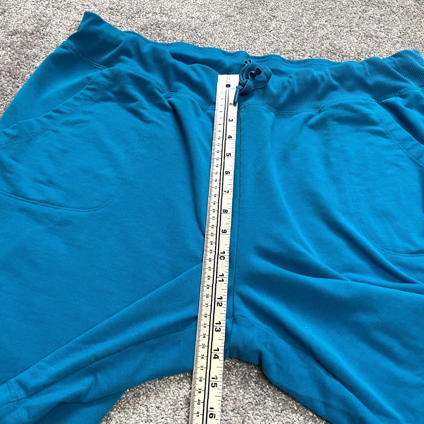 Athletic Works Athletic Works Sweatshorts Womens XXXL 22 Light Blue Lounge Soft Drawstring Elastic Waist Casual Shorts Sweat Size ONE SIZE - 4 Thumbnail