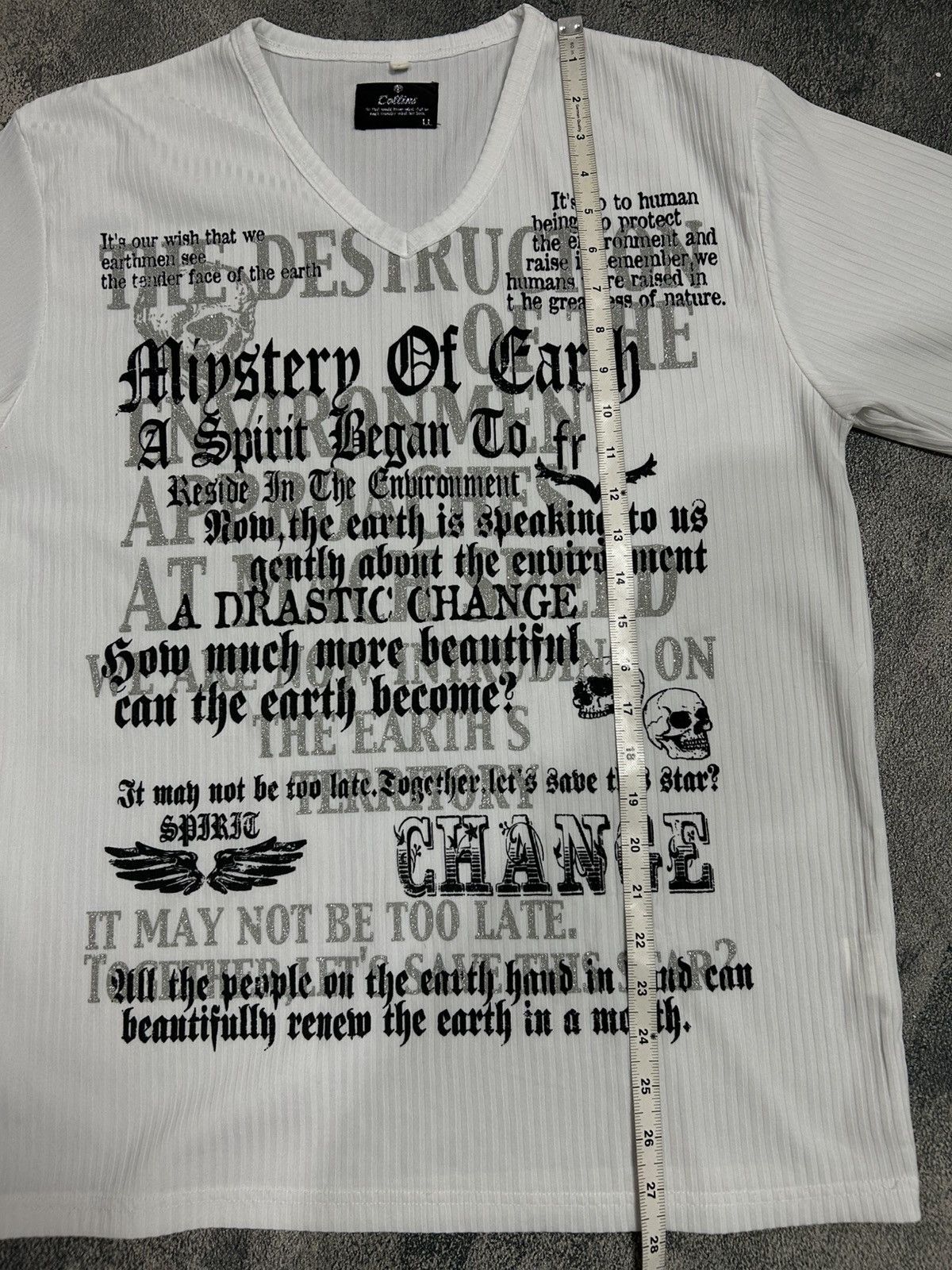 Japanese Brand Y2k Collins longsleeve ifsixwasnine (L.G.B) style Size US XL / EU 56 / 4 - 8 Thumbnail