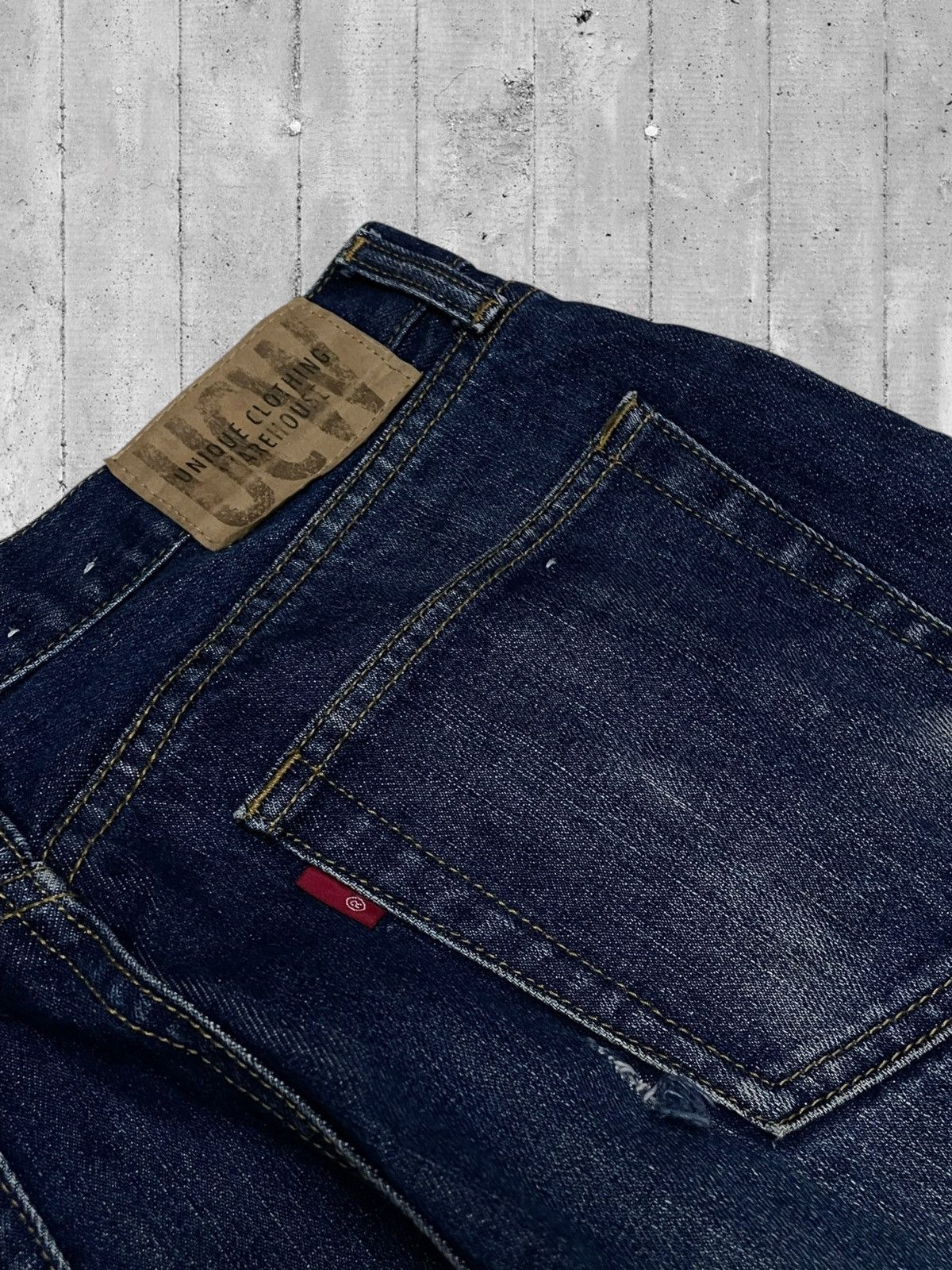Designer × Japanese Brand × Vintage Vintage 1990s Japan Designer UCV Clothing Blue Denim Size US 30 / EU 46 - 15 Thumbnail