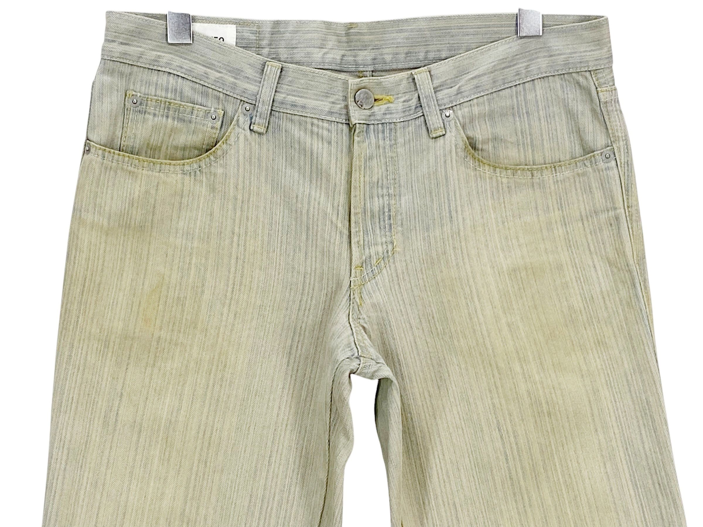 Japanese Brand × Takeo Kikuchi Takeo Kikuchi Cargo Pants Japanese Stripes Pants Size US 31 - 3 Thumbnail