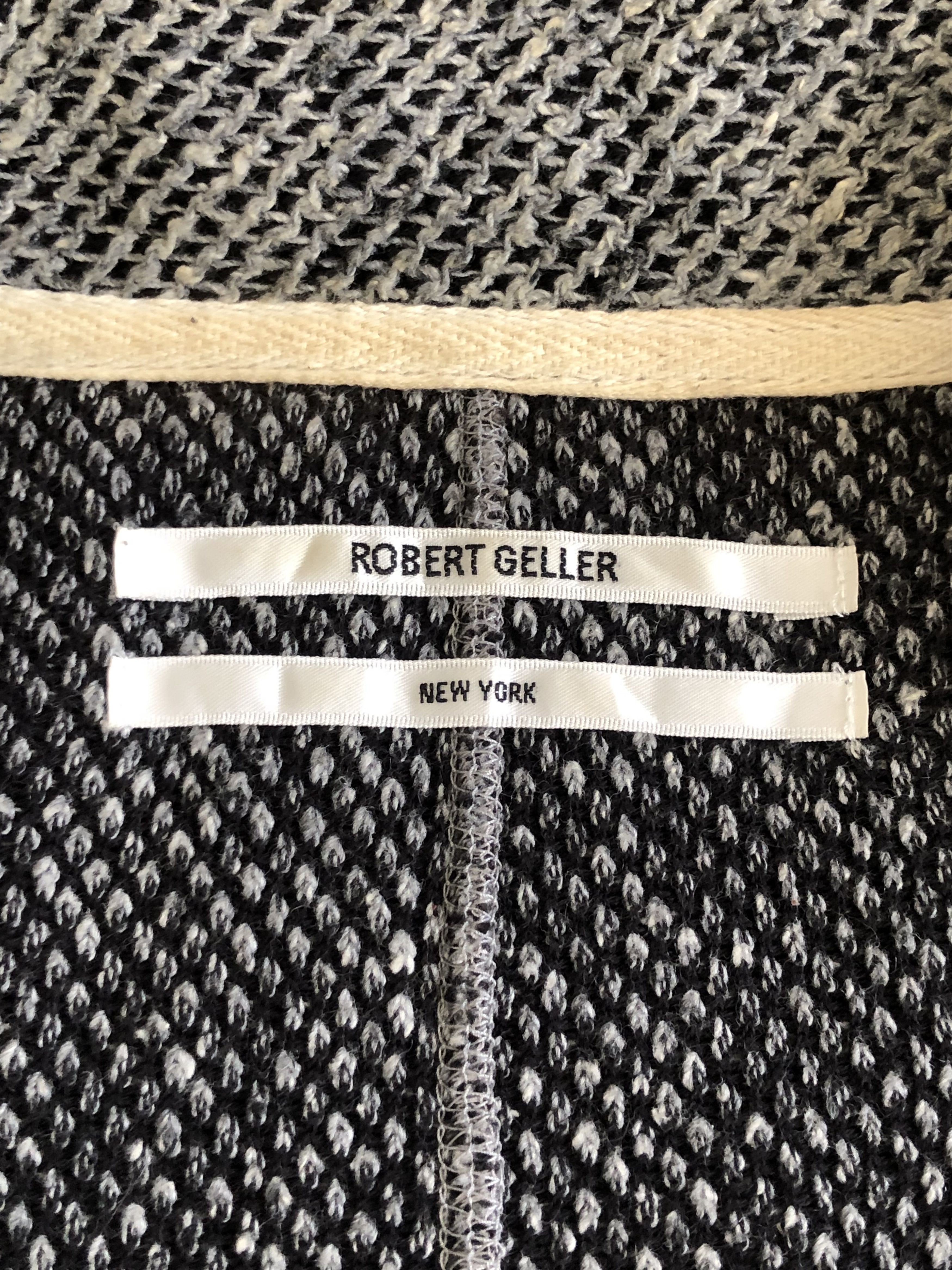 Robert Geller KNIT CARDIGAN BLAZER COAT Size US L / EU 52-54 / 3 - 4 Thumbnail
