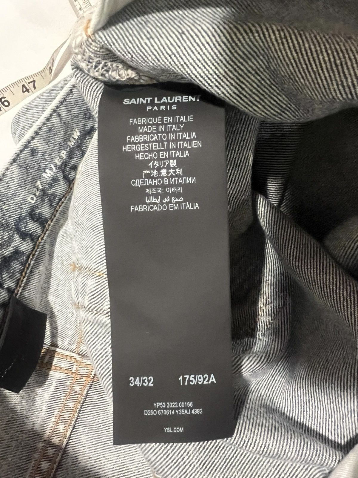 Saint Laurent Paris Saint Laurent men’s jeans. 34. $890 Size US 34 / EU 50 - 9 Thumbnail