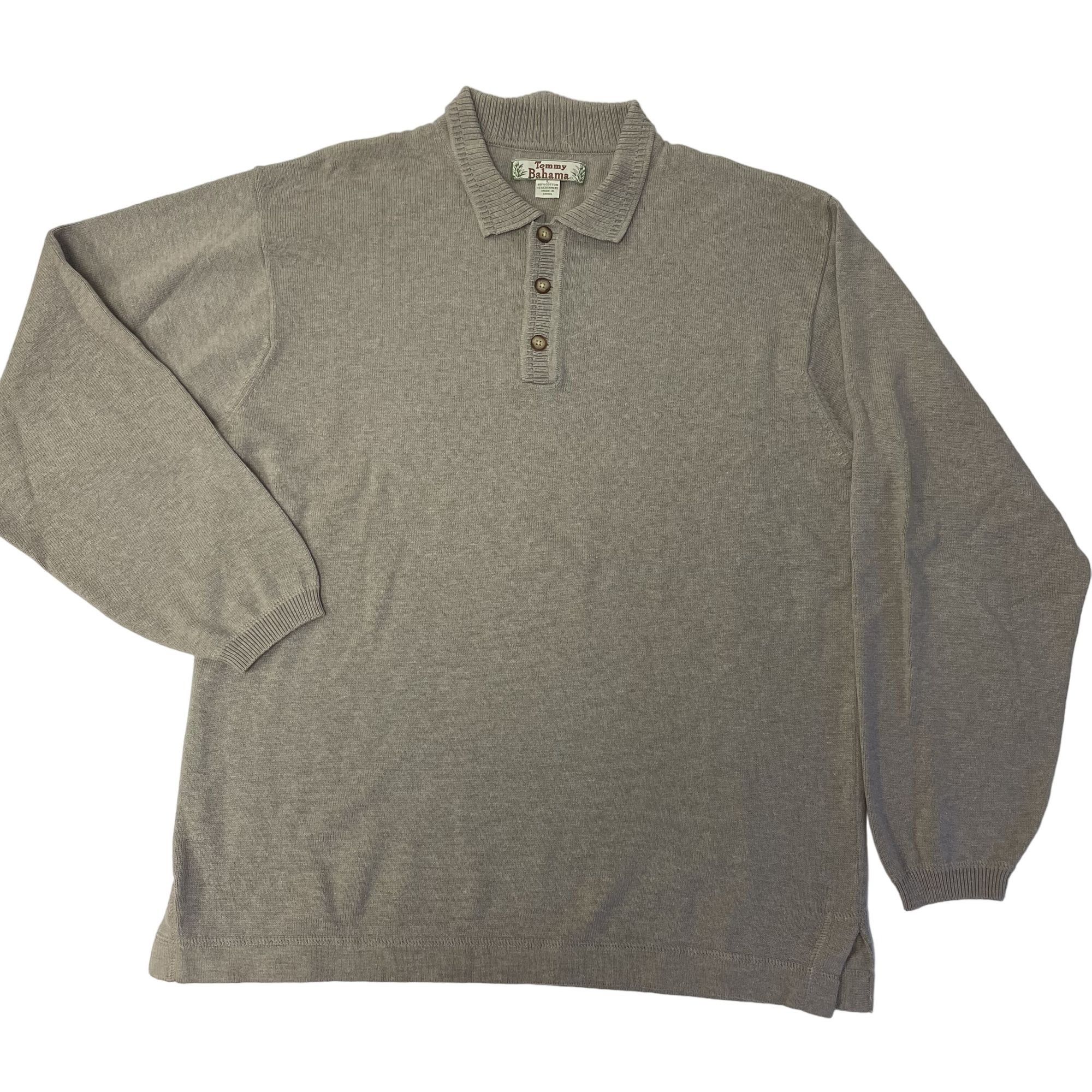 Tommy Bahama Vtg Tommy Bahama KNIT 1/4 Btn Collared CASHMERE Sweater Size US L / EU 52-54 / 3 - 1 Thumbnail