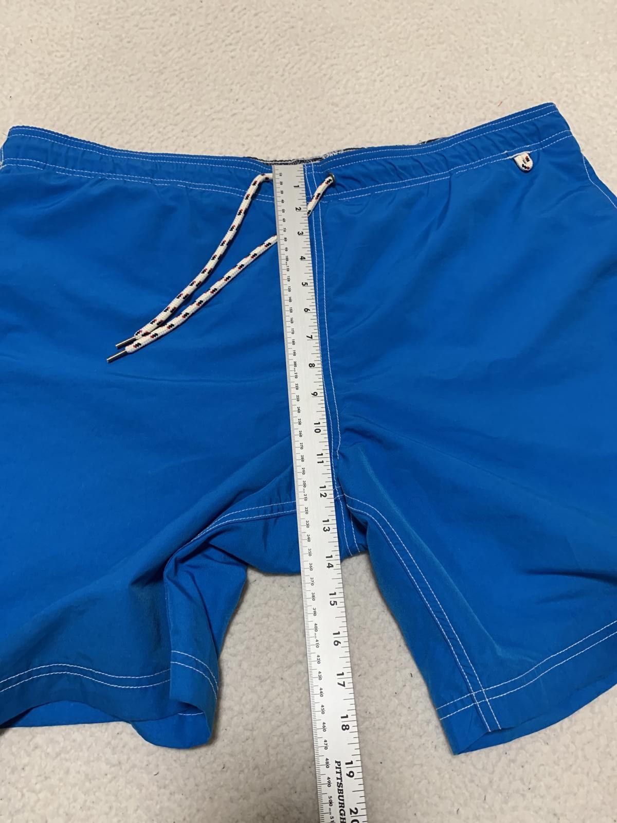 Lands' End Lands End Men's L 36-38 Blue Swim Trunks Drawstring Size US 34 / EU 50 - 7 Thumbnail