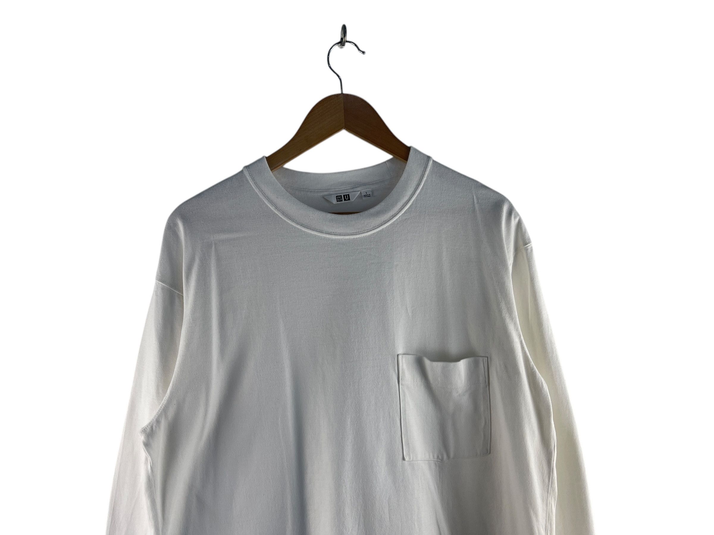 Lemaire × Uniqlo Lemaire Uniqlo Single Pocket Long Sleeve Shirt Size US L / EU 52-54 / 3 - 7 Thumbnail