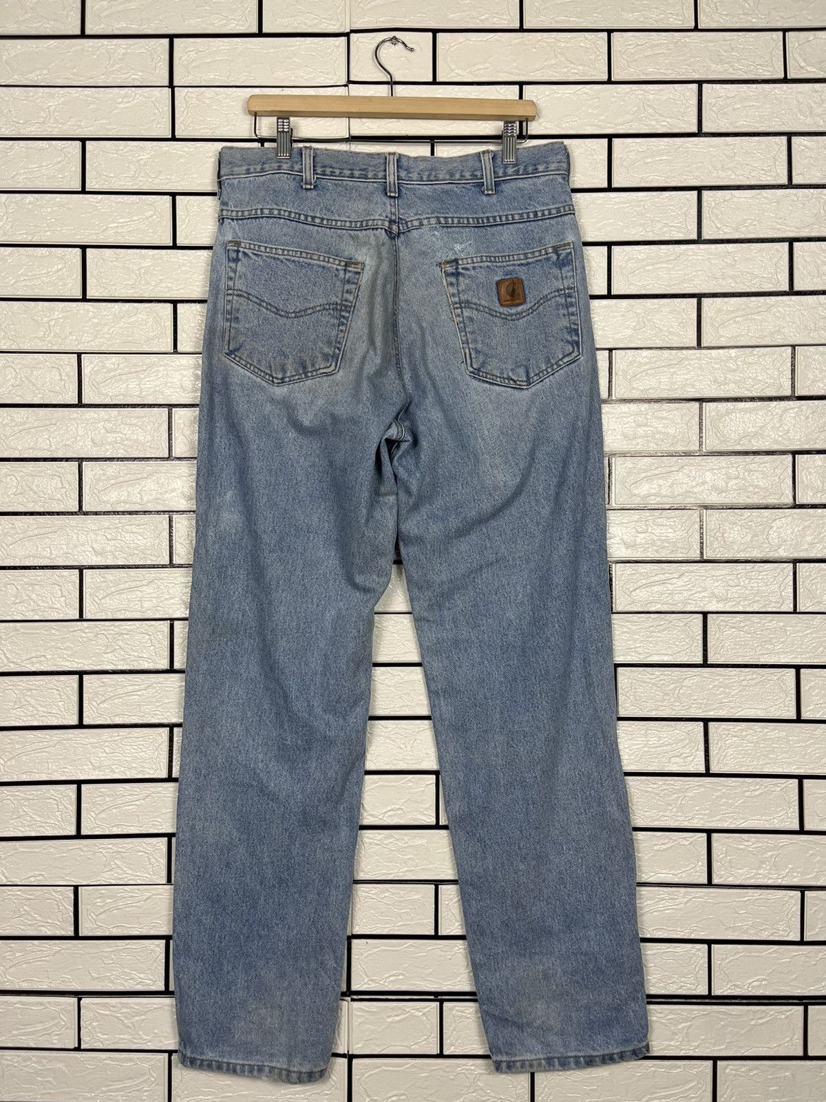 Carhartt Vintage Carhartt Workers Denim Jeans Size US 32 / EU 48 - 7 Thumbnail