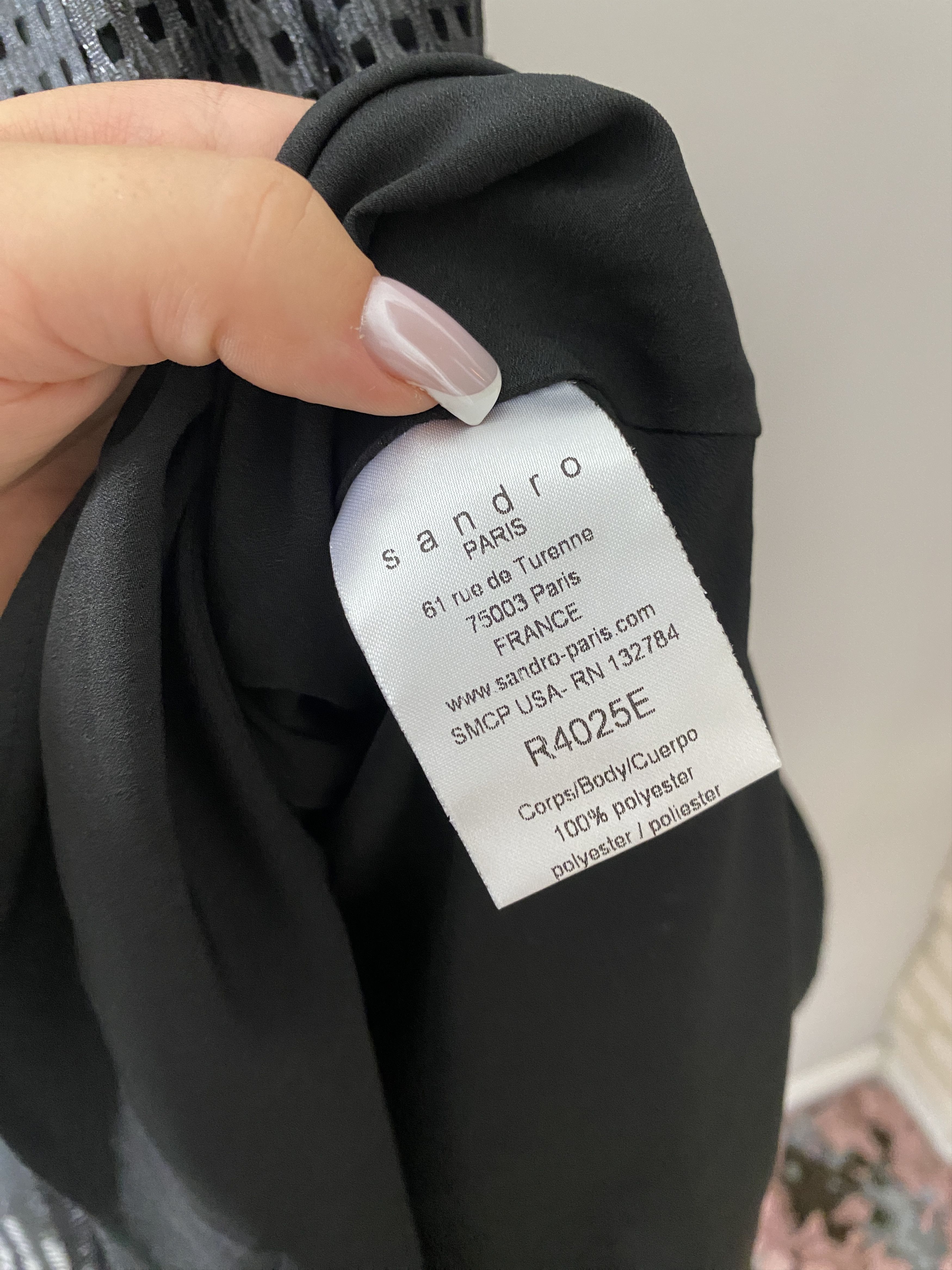 Sandro Sandro black party midi dress Size L / US 10 / IT 46 - 5 Thumbnail