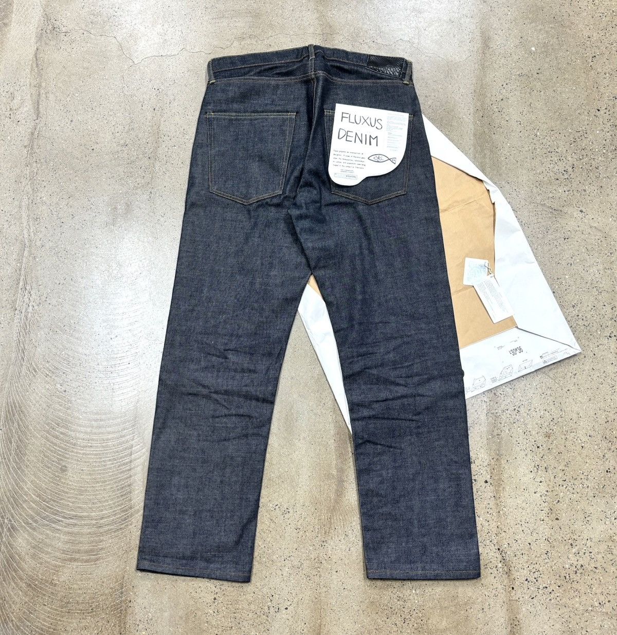 Visvim Fluxus 05 Unwashed Denim Pants
