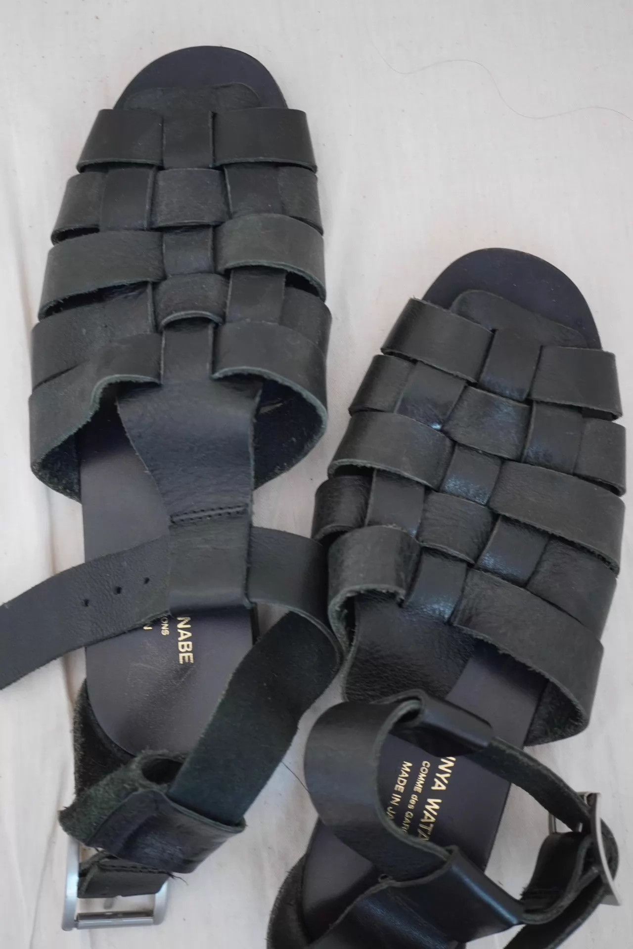 Junya Watanabe Junya Watanabe 1990s Soft Leather Woven Roman Sandal XS Size US 5.5 / IT 35.5 - 2 Thumbnail